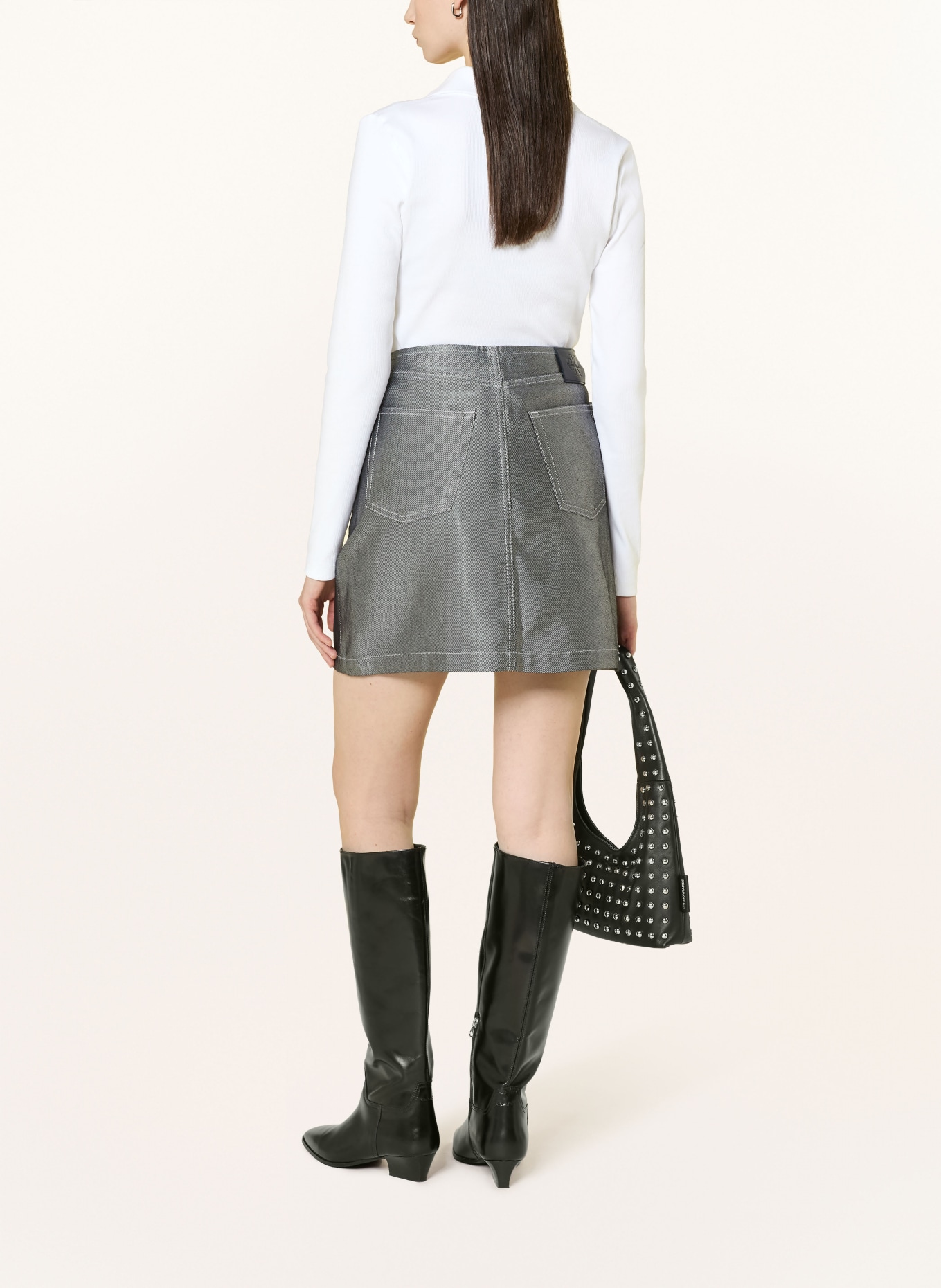 Calvin Klein Jeans Longsleeve JOHNNY: WEISS / DUNKELROT