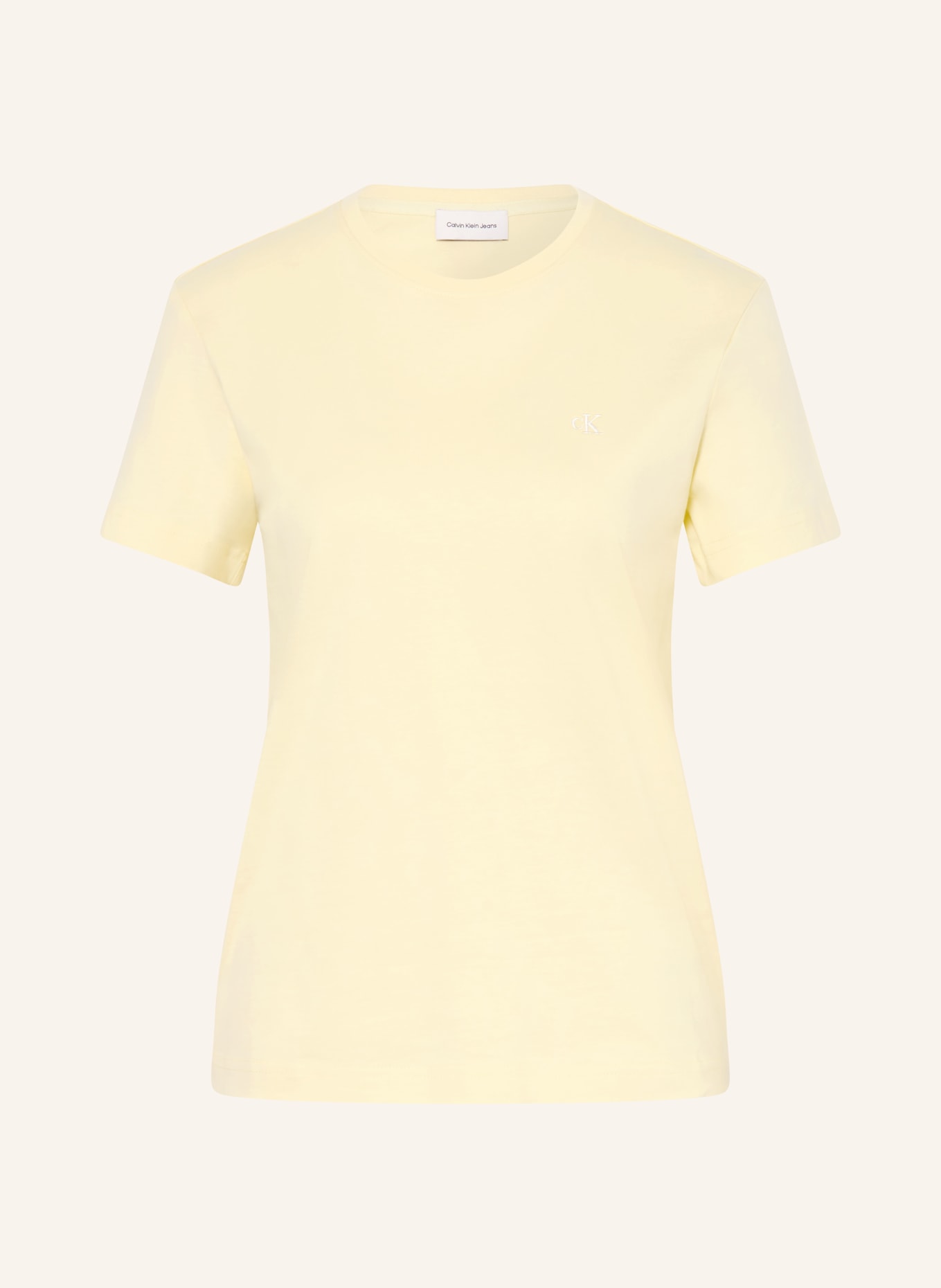 Calvin Klein Jeans T-Shirt: HELLGELB
