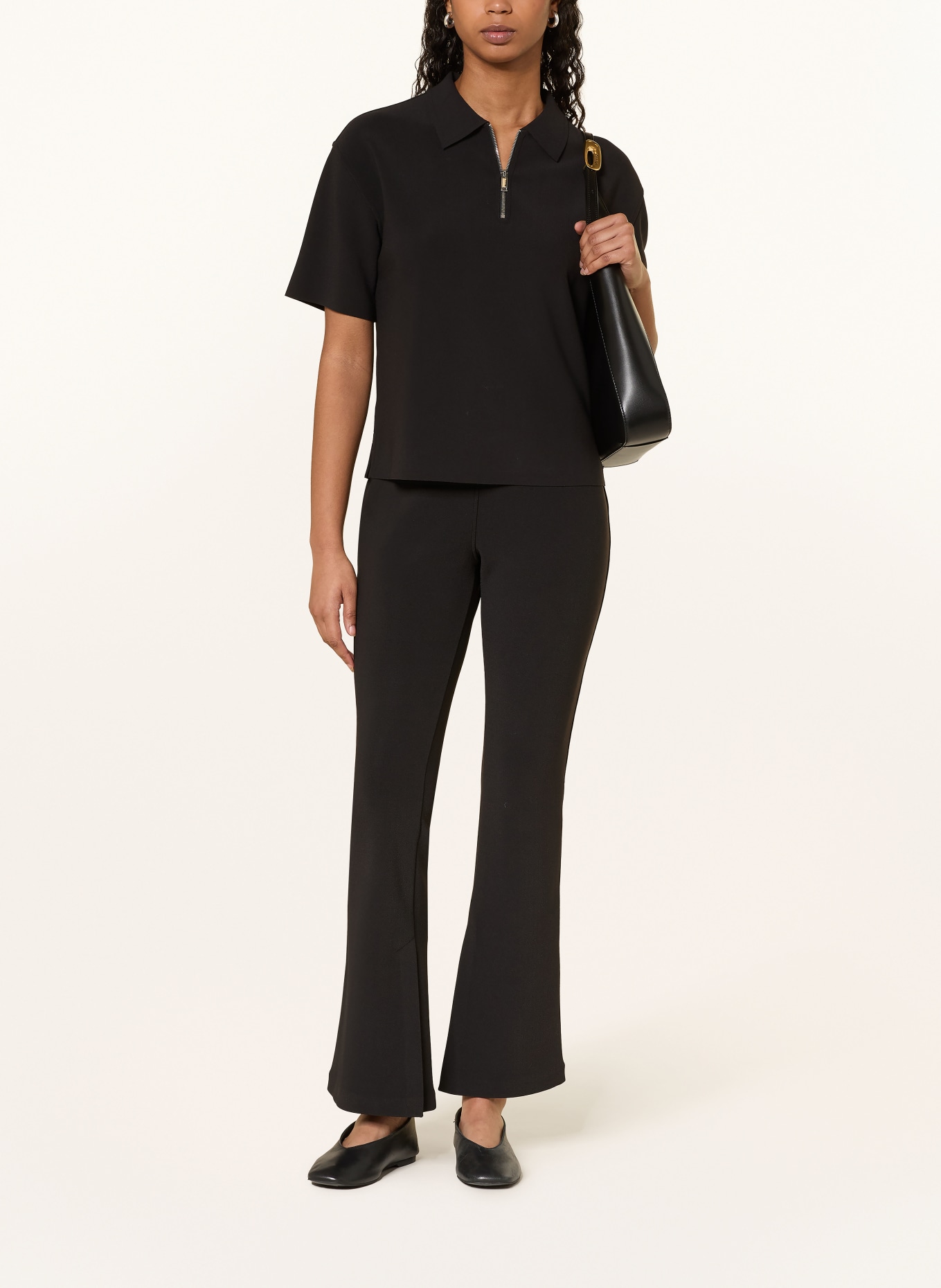 Calvin Klein Marlenehose: SCHWARZ