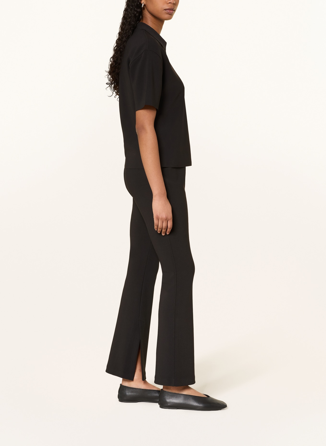 Calvin Klein Marlenehose: SCHWARZ