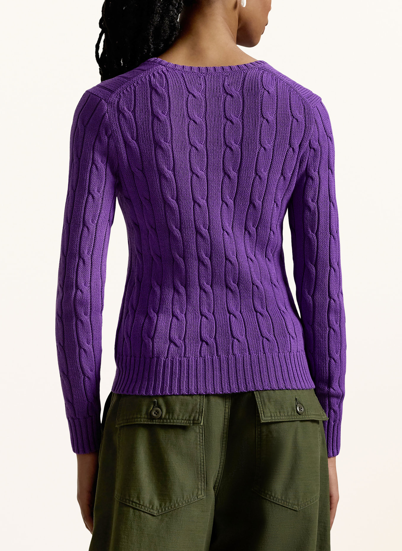 POLO RALPH LAUREN Sweater: PURPLE