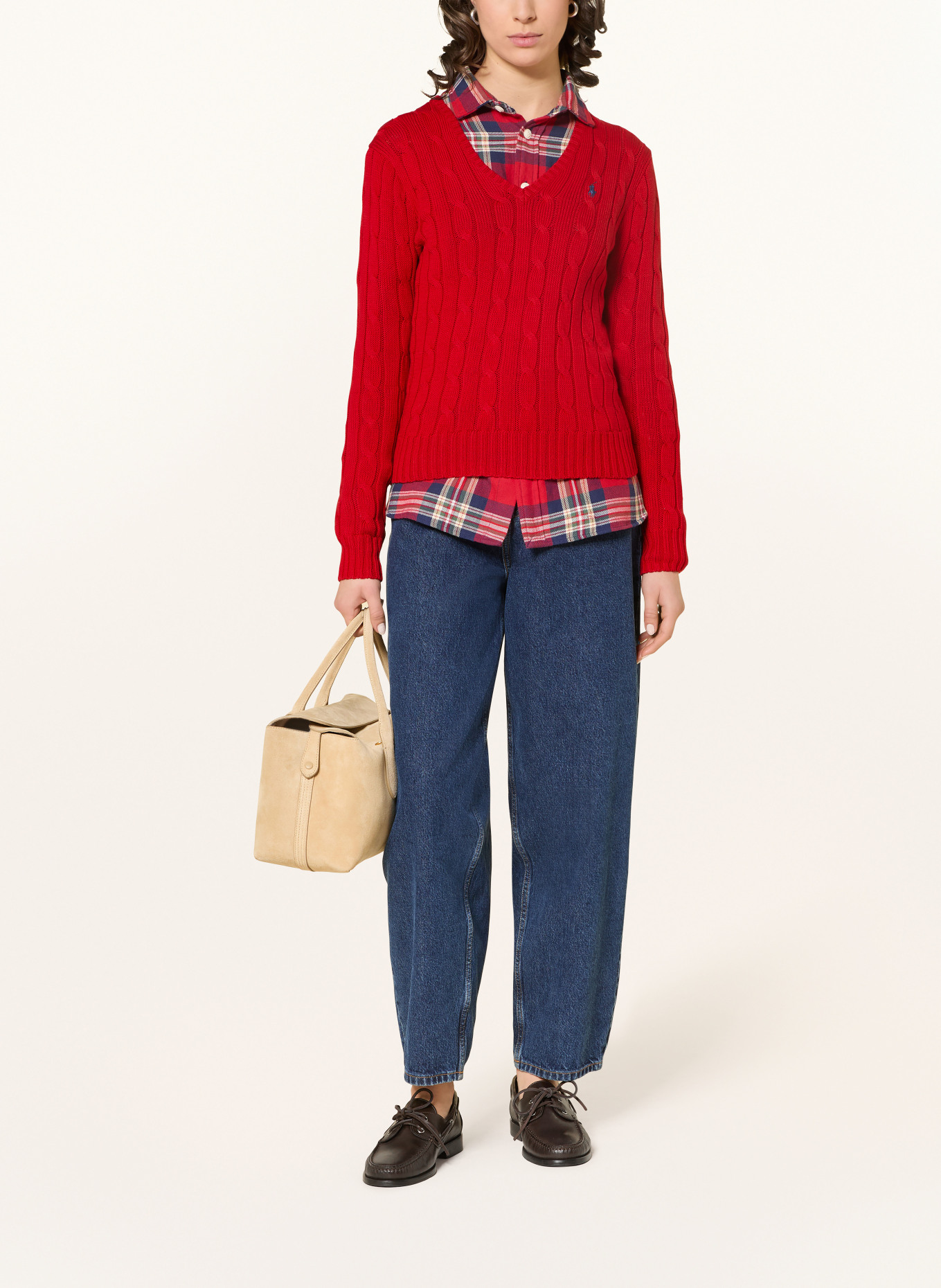 POLO RALPH LAUREN Sweater: RED
