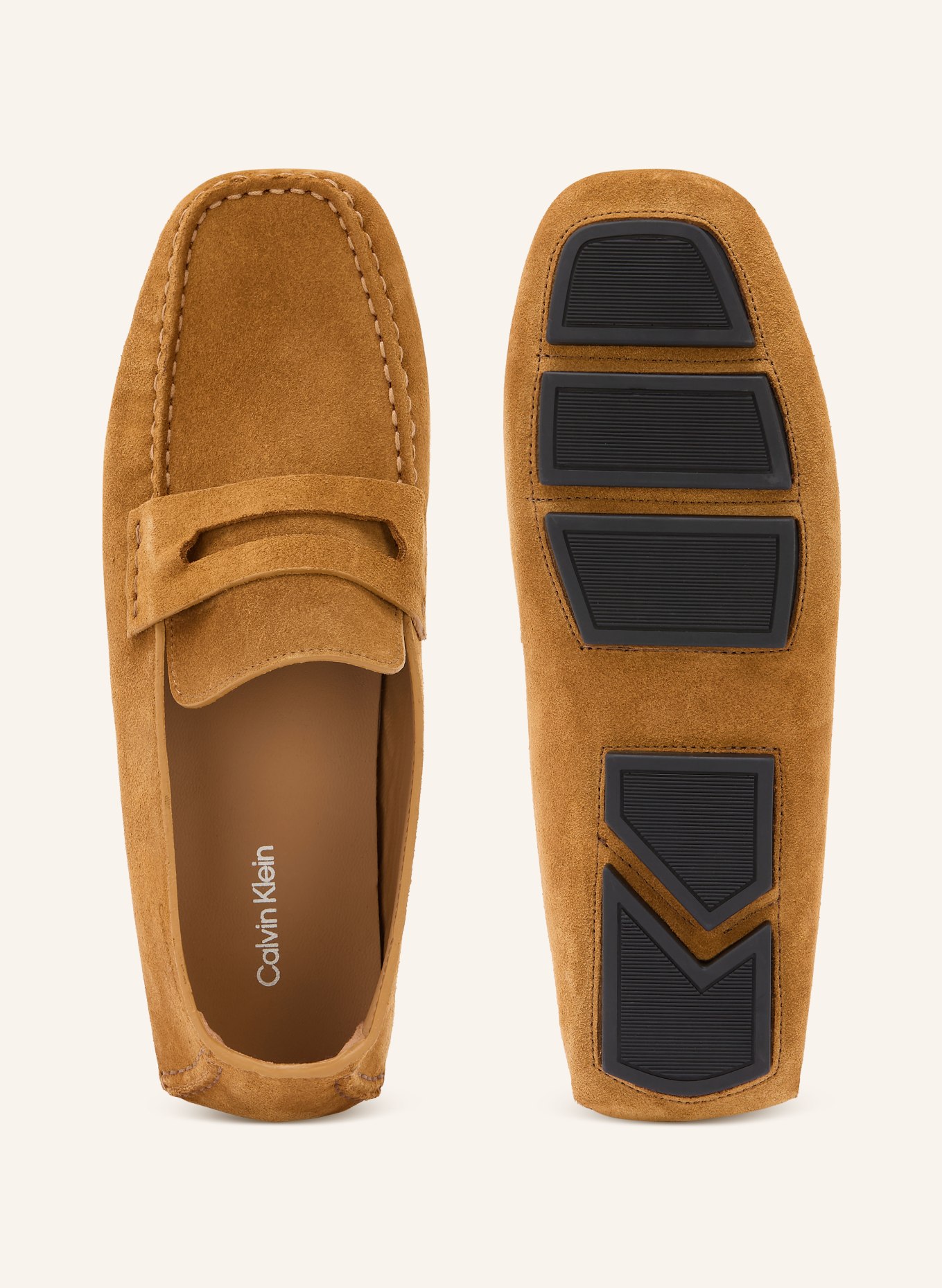 Calvin Klein Mokassins: COGNAC