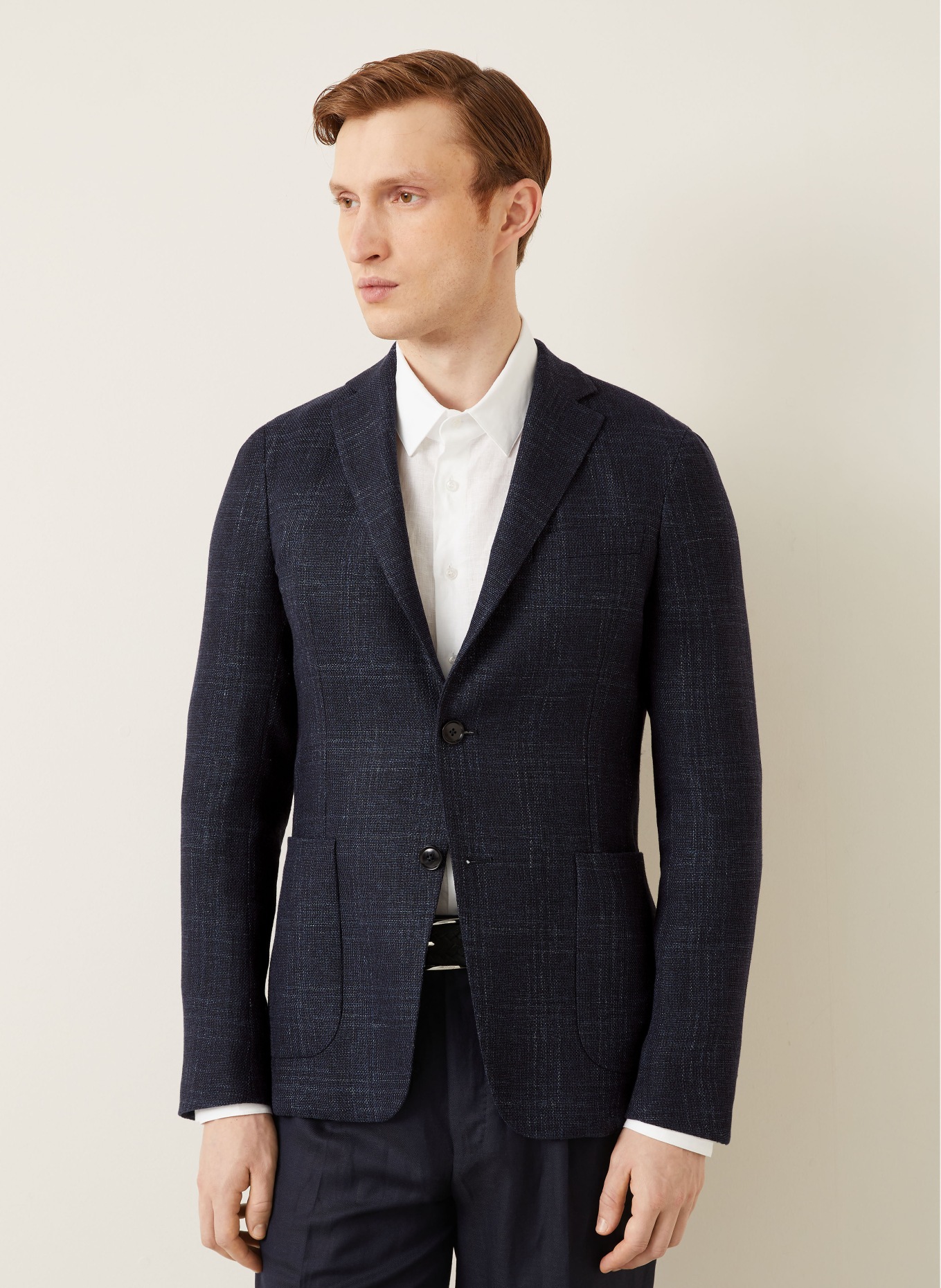 ZEGNA Extra slim fit jacket: DARK BLUE