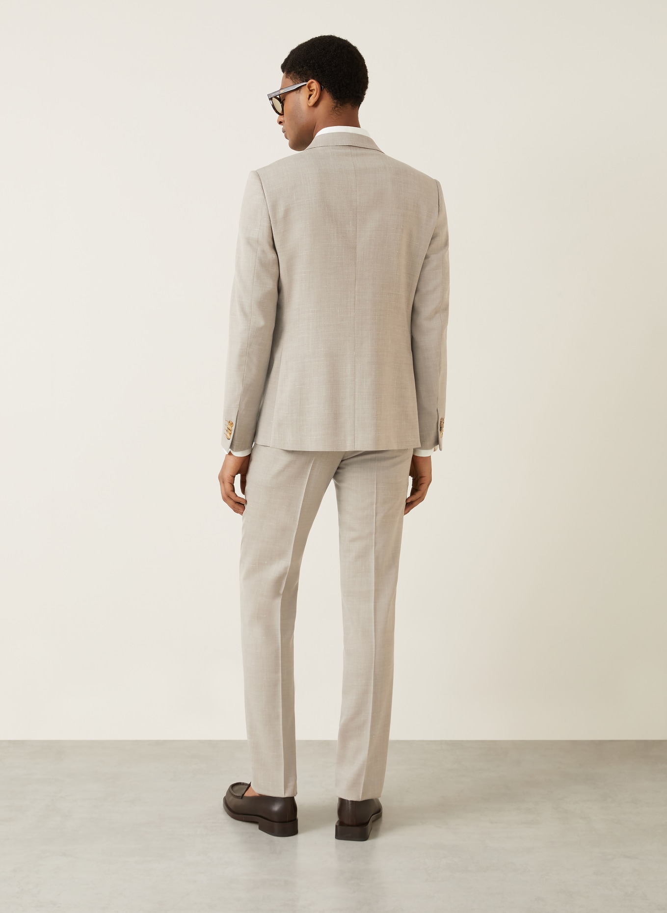 ZEGNA DROP 7 Extra Slim Fit Suit: BEIGE