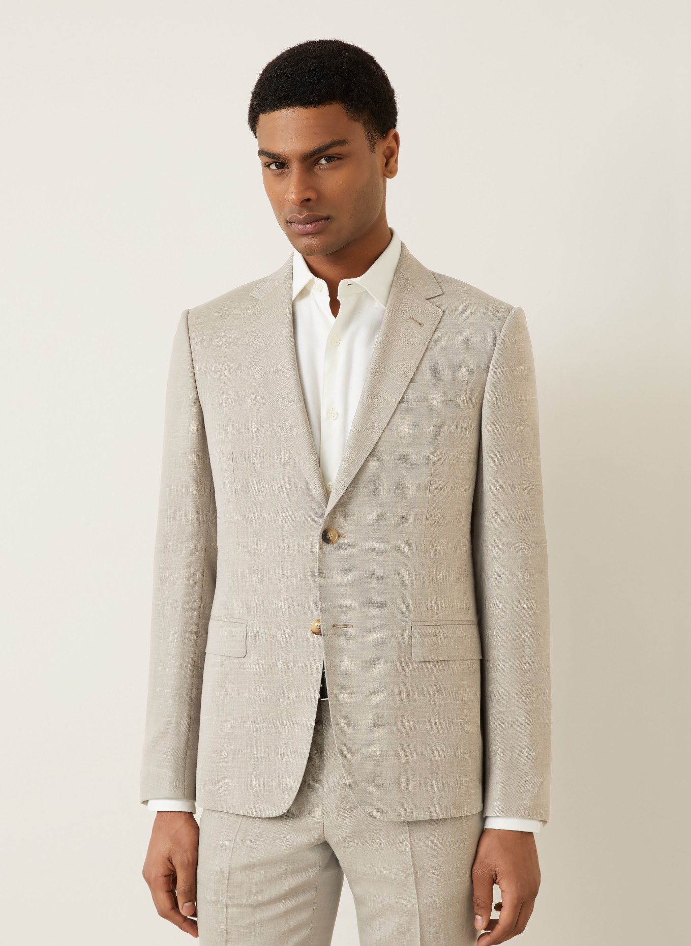 ZEGNA DROP 7 Extra Slim Fit Suit: BEIGE