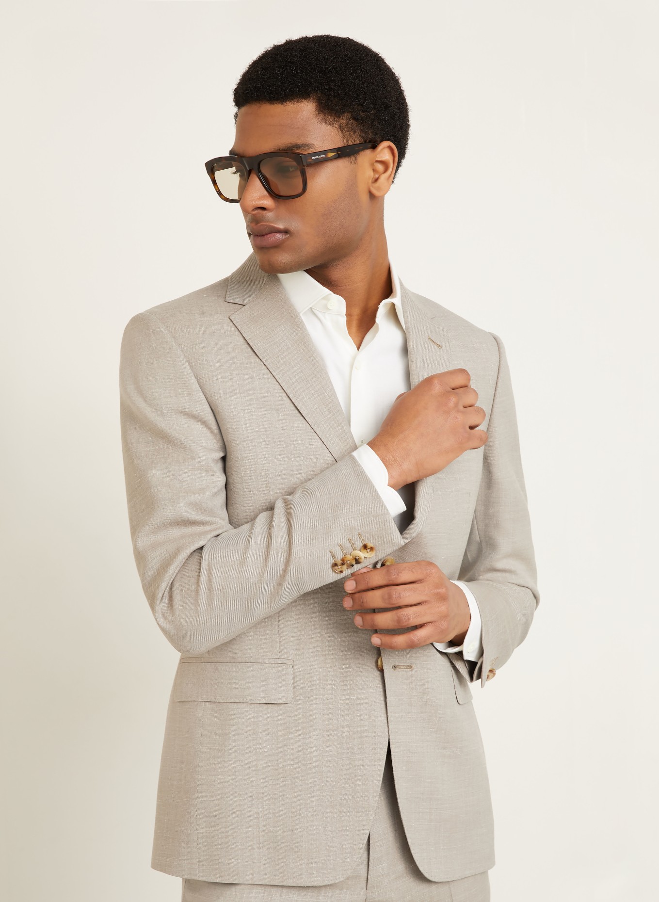 ZEGNA DROP 7 Extra Slim Fit Suit: BEIGE
