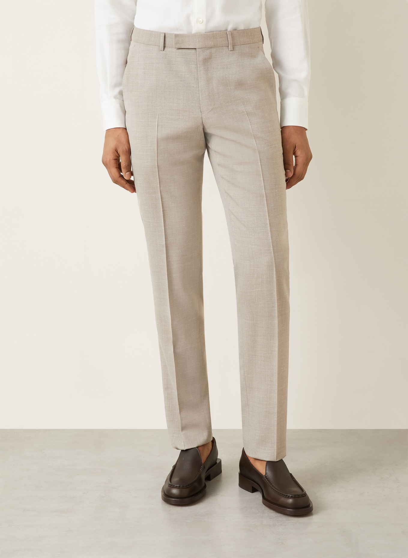 ZEGNA DROP 7 Extra Slim Fit Suit: BEIGE