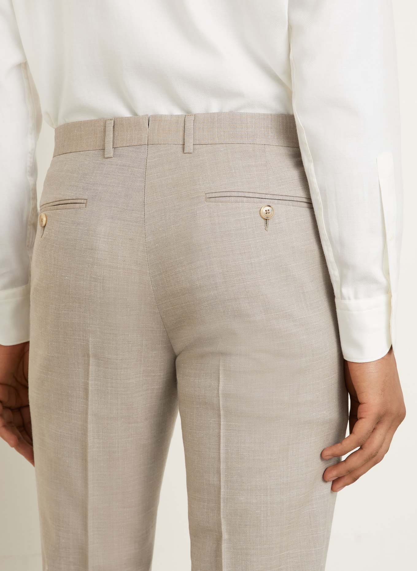 ZEGNA DROP 7 Extra Slim Fit Suit: BEIGE