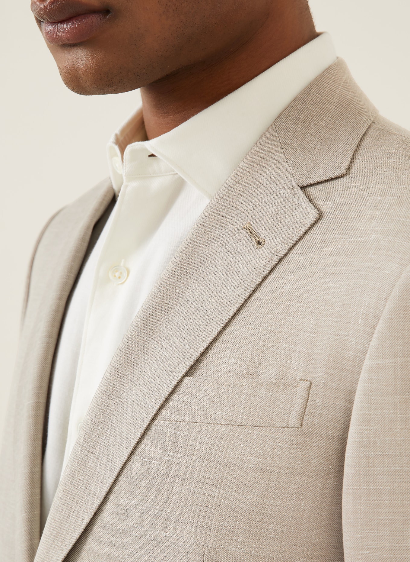 ZEGNA DROP 7 Extra Slim Fit Suit: BEIGE
