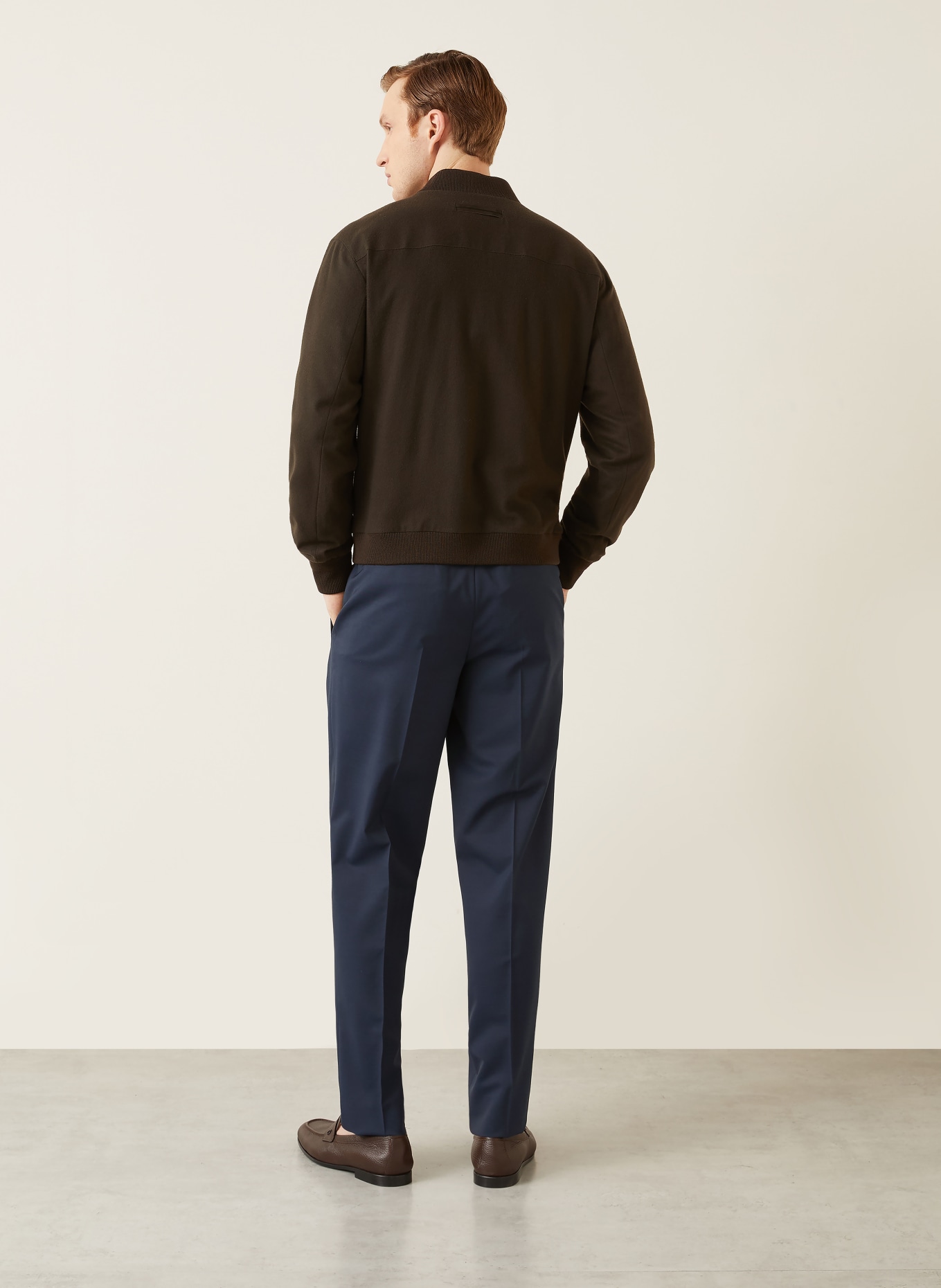 ZEGNA spodnie: GRANATOWY