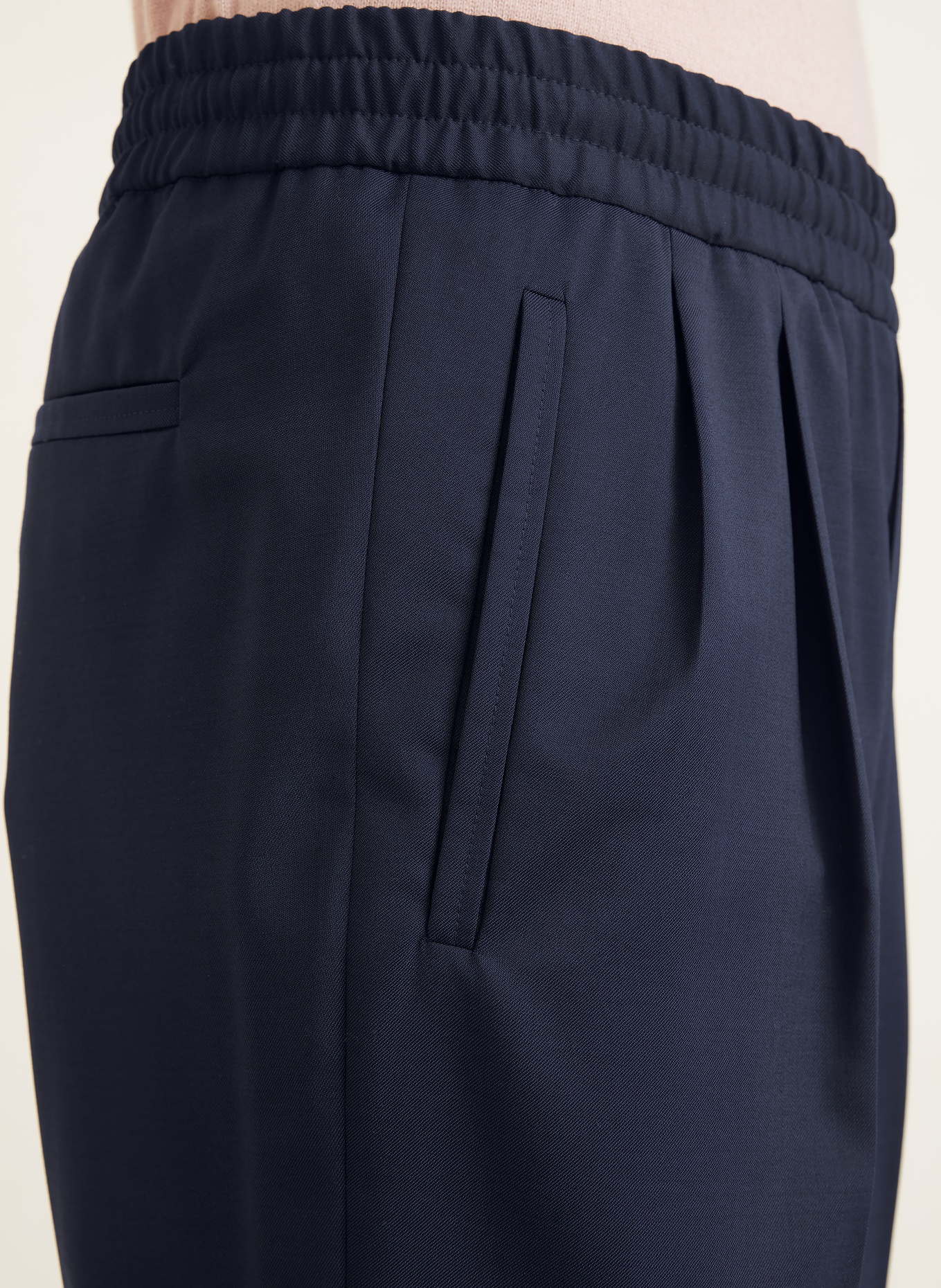 ZEGNA spodnie: GRANATOWY