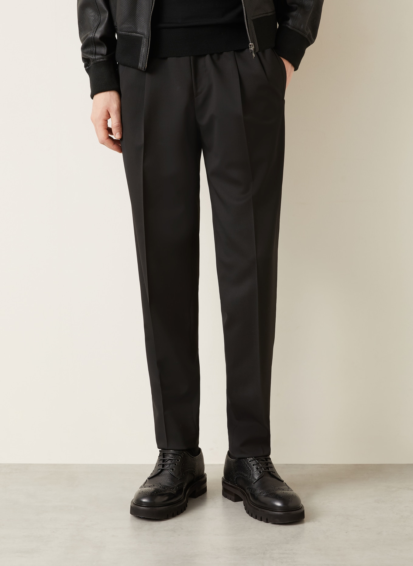 ZEGNA Hose im Jogging-Stil Jogger Fit: SCHWARZ