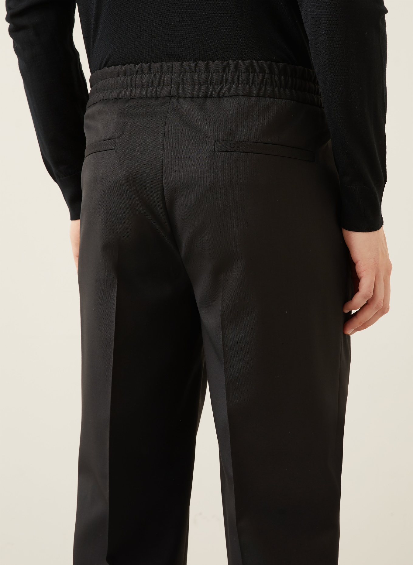 ZEGNA Hose im Jogging-Stil Jogger Fit: SCHWARZ