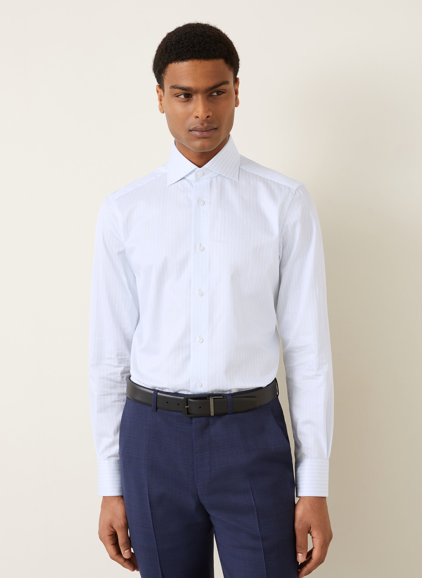 ZEGNA Regular fit shirt: WHITE