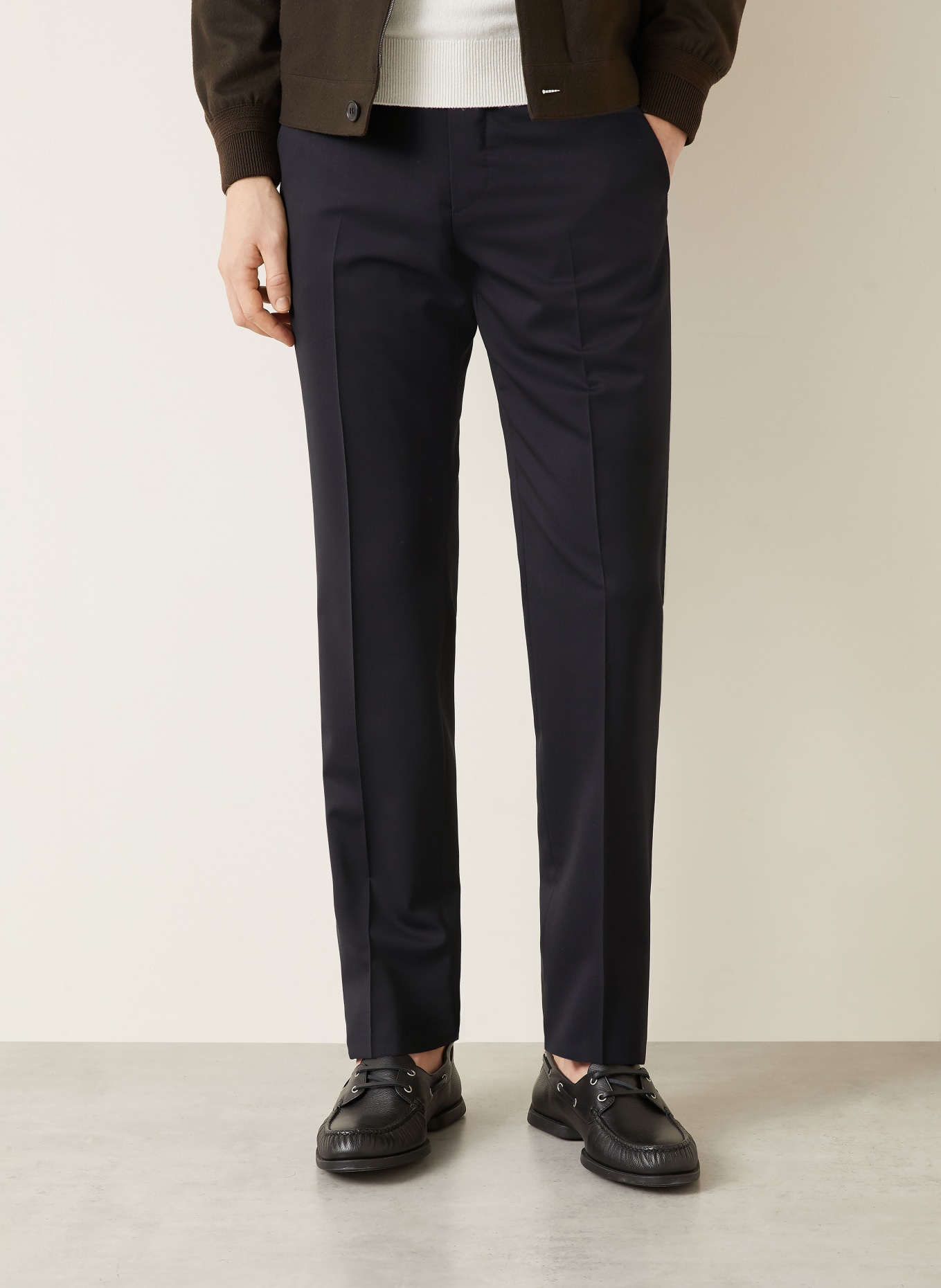 ZEGNA Hose Regular Fit: DUNKELBLAU