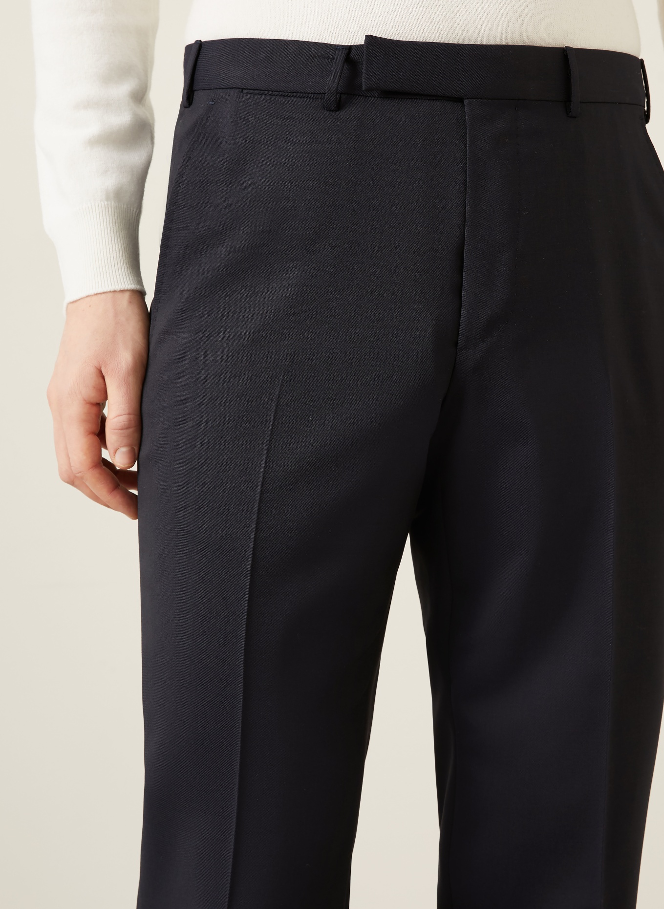 ZEGNA Hose Regular Fit: DUNKELBLAU