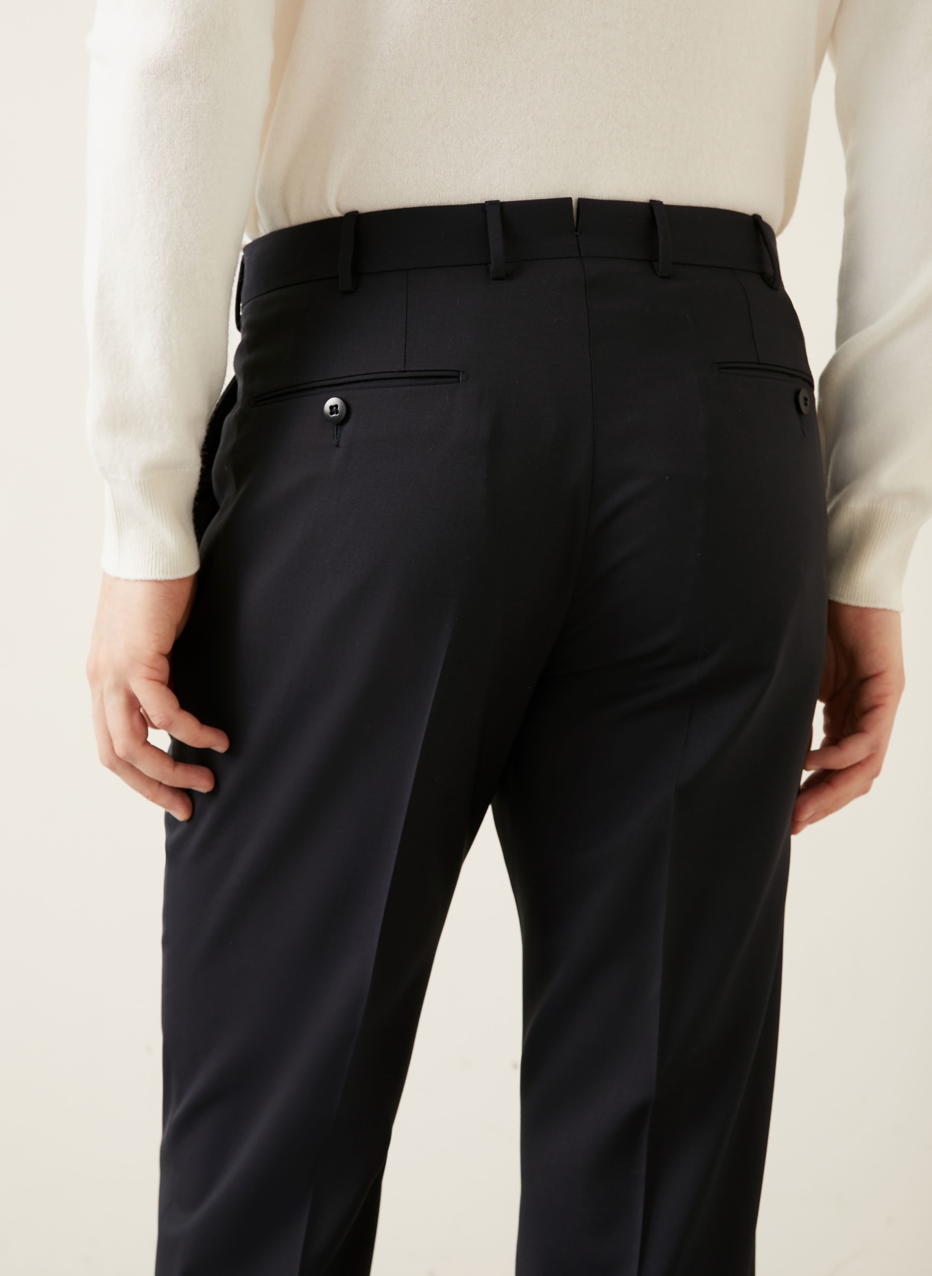 ZEGNA Hose Regular Fit: DUNKELBLAU