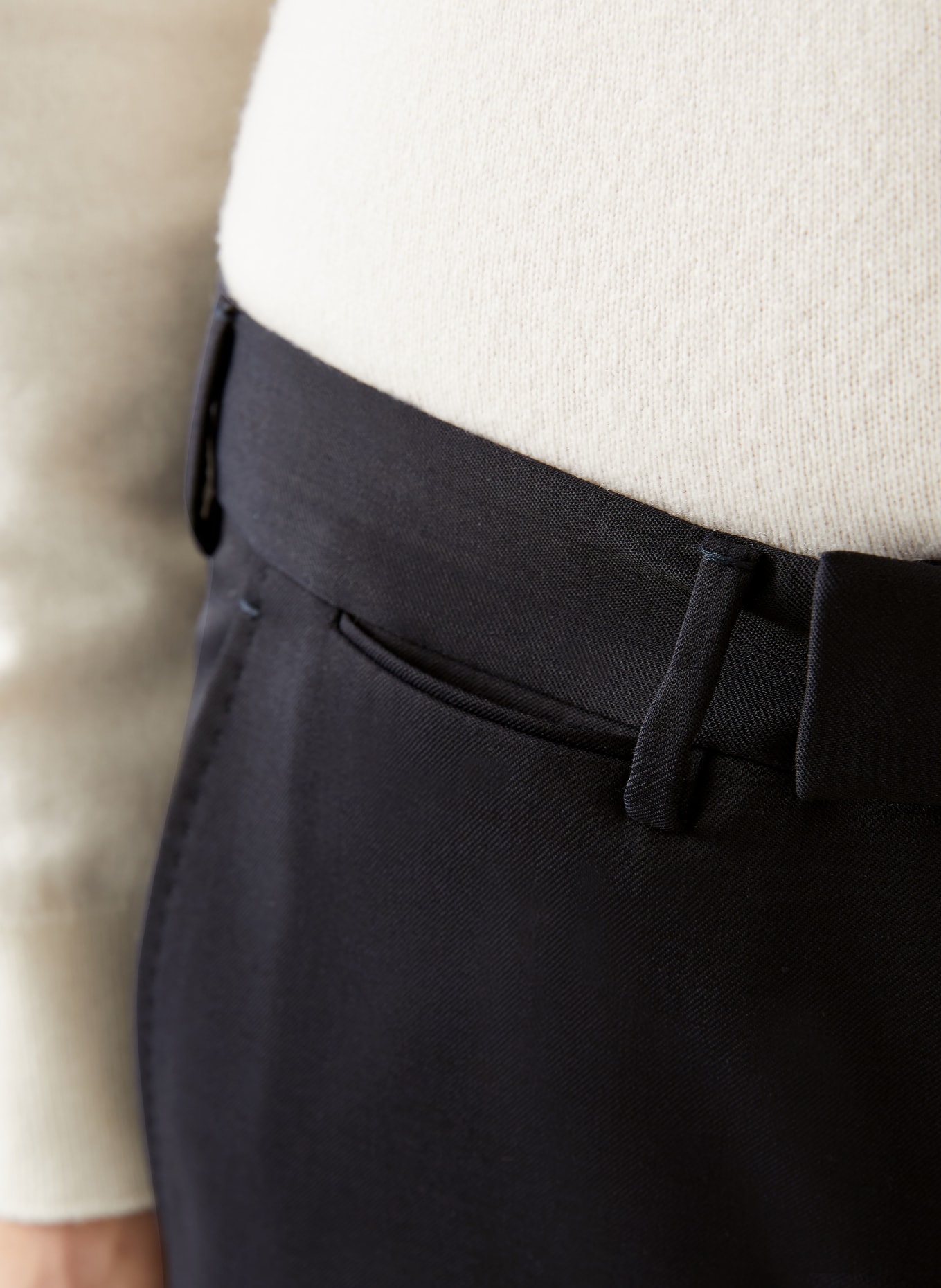 ZEGNA Hose Regular Fit: DUNKELBLAU