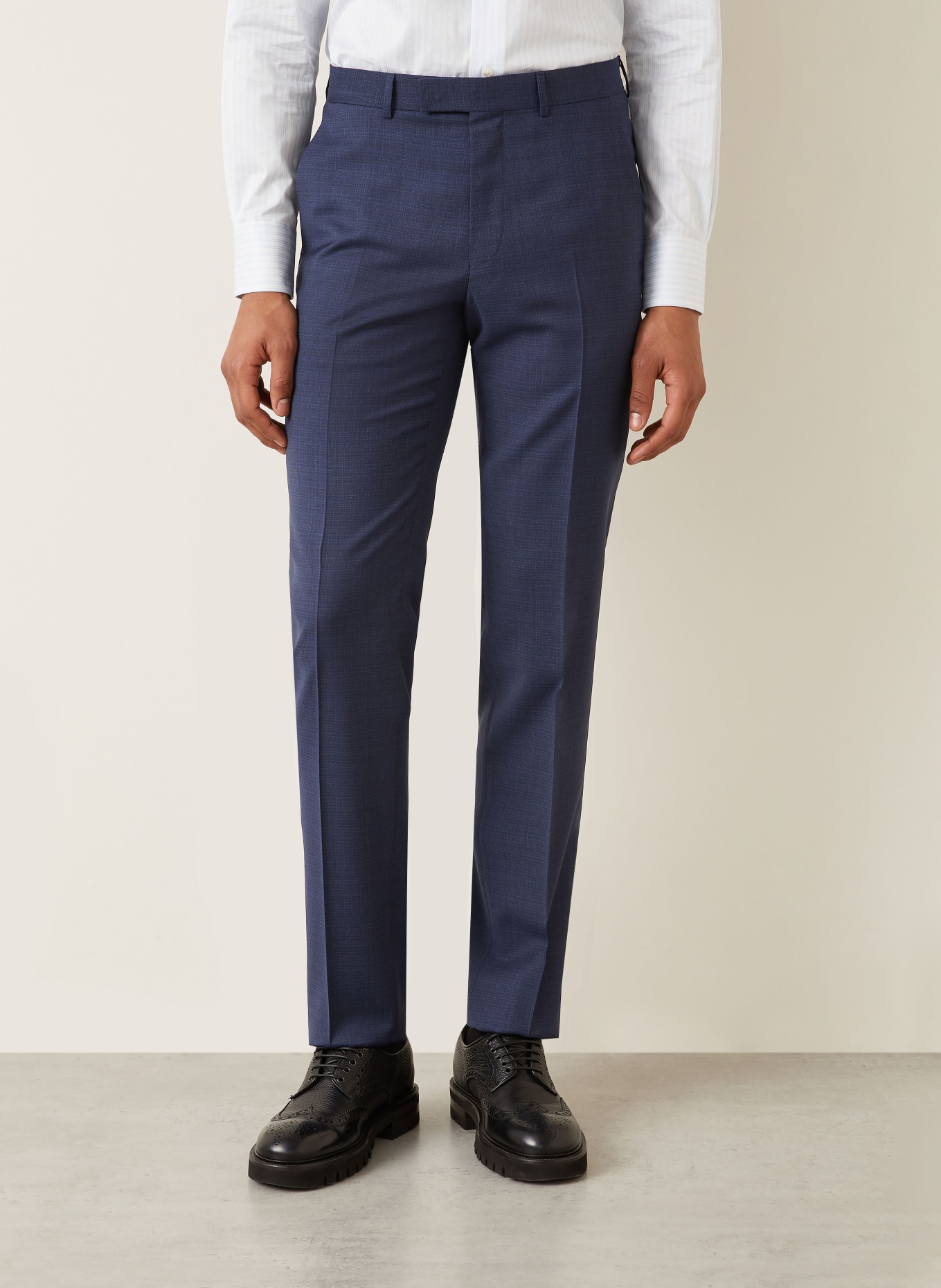 ZEGNA Oblek Extra Slim Fit: TMAVĚ MODRÁ