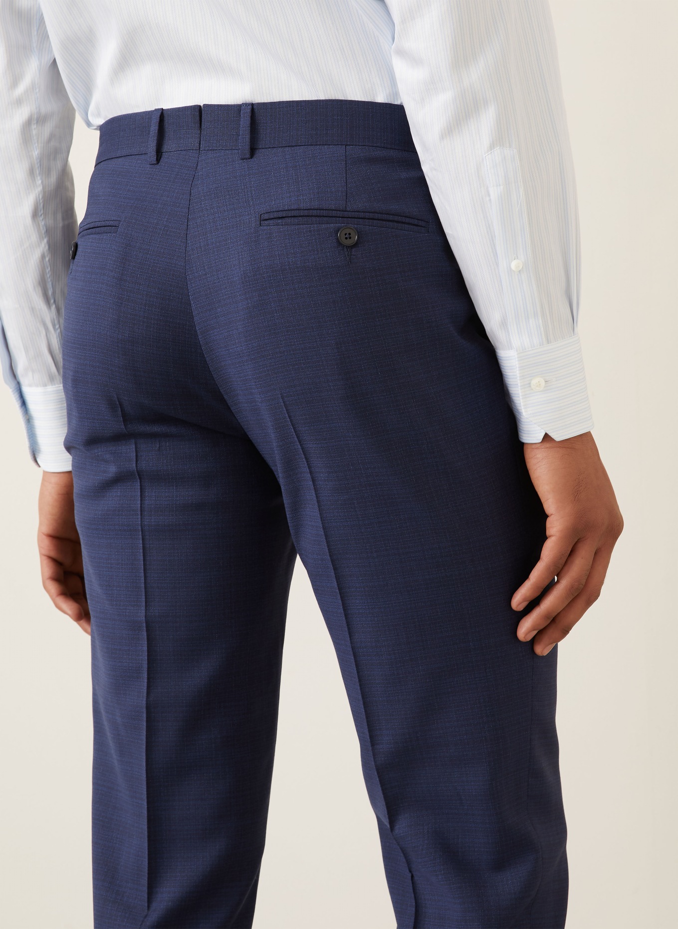 ZEGNA Oblek Extra Slim Fit: TMAVĚ MODRÁ