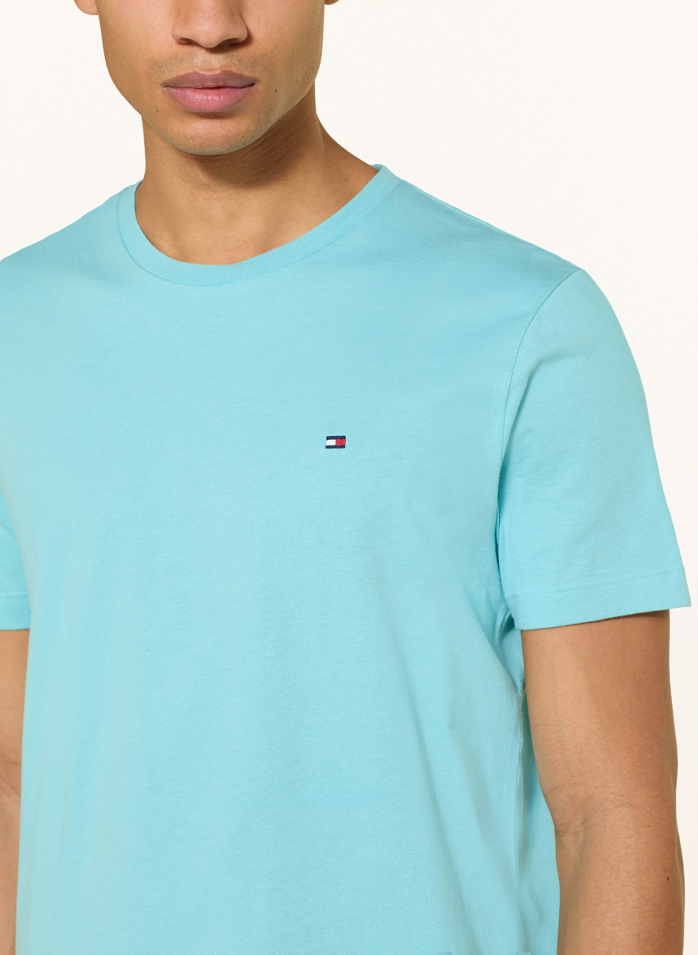 TOMMY HILFIGER T-Shirt: TÜRKIS