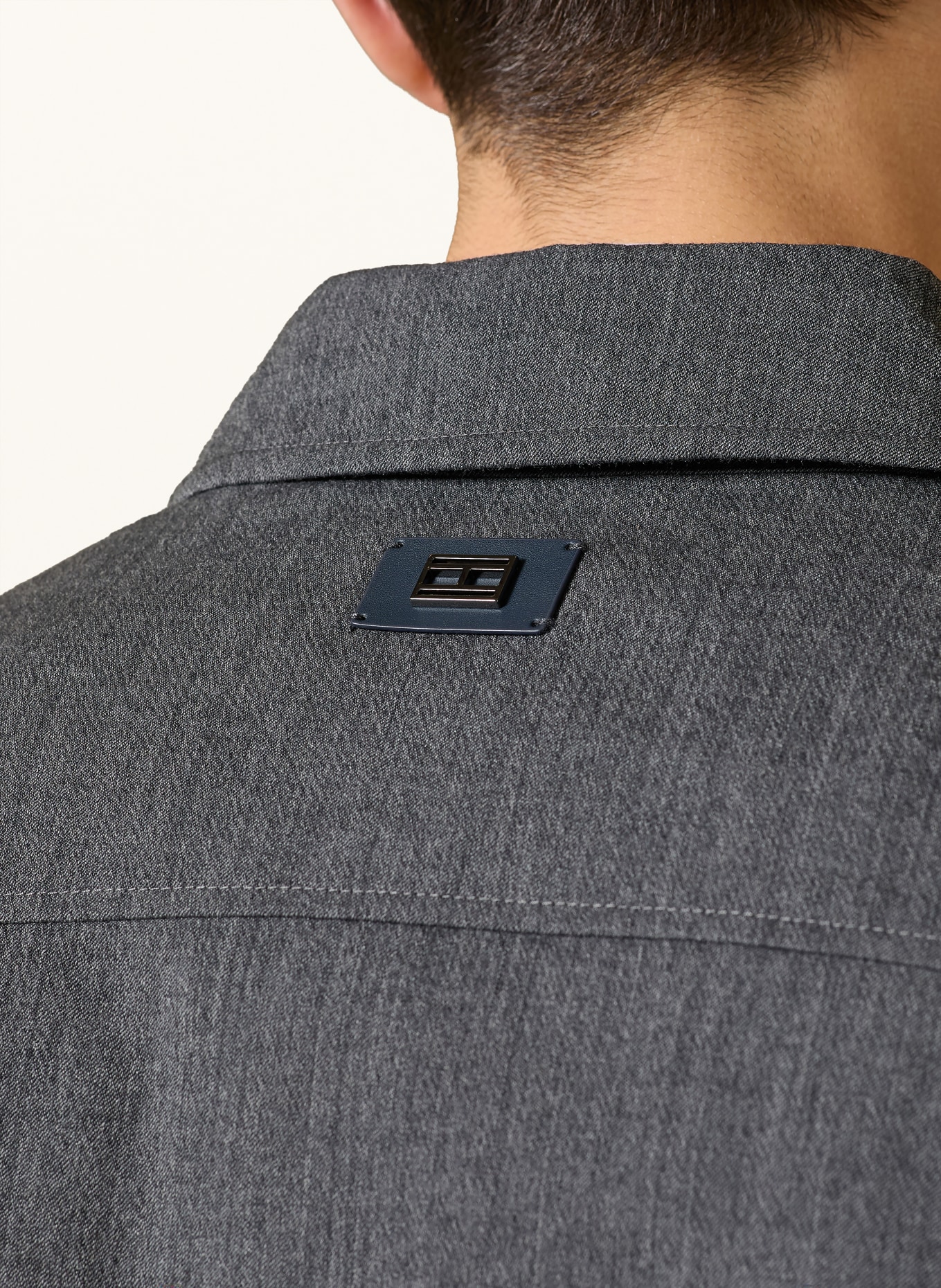 TOMMY HILFIGER jas: DONKERGRIJS