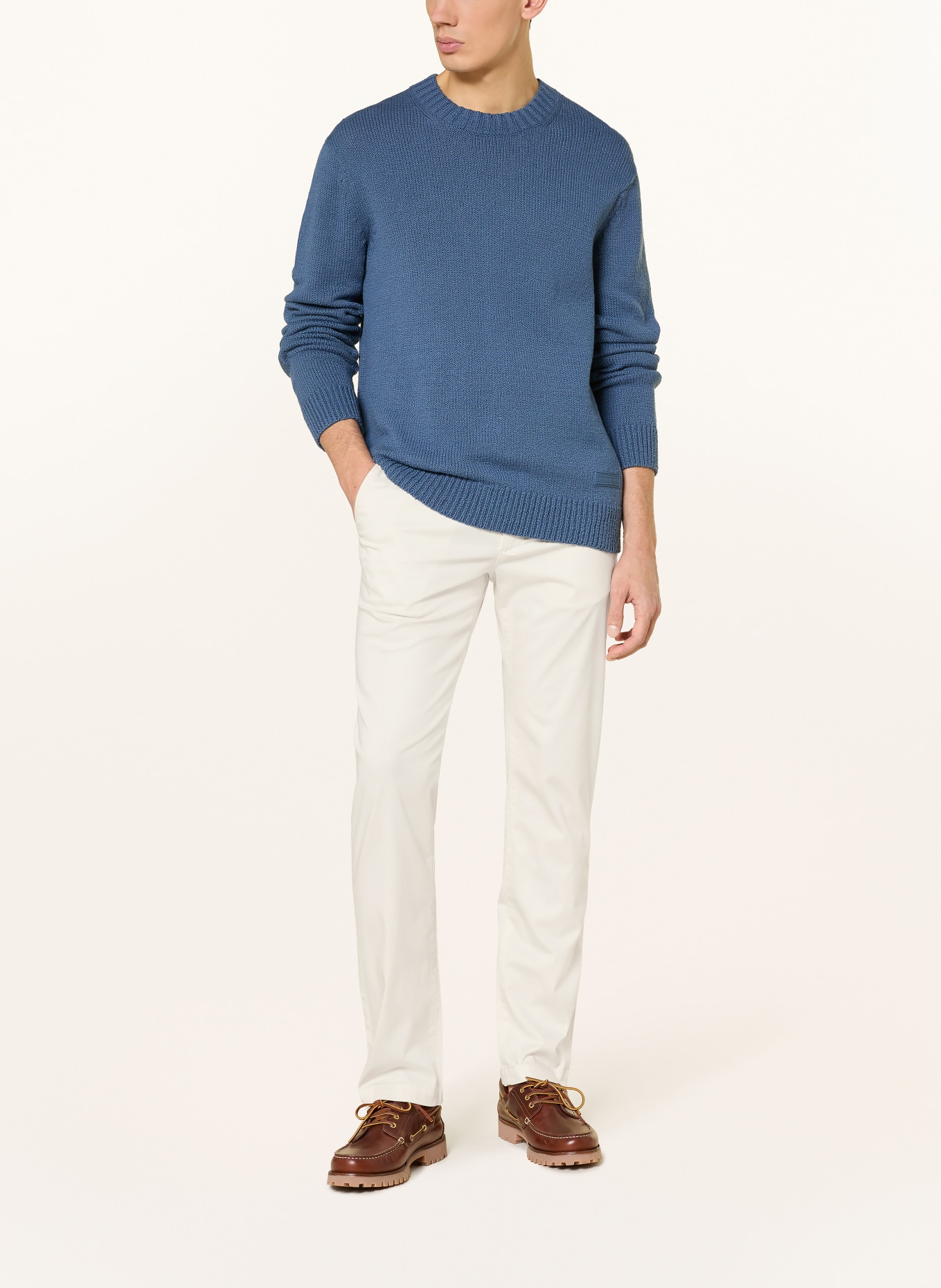 TOMMY HILFIGER Chino DENTON Straight Fit: ECRU