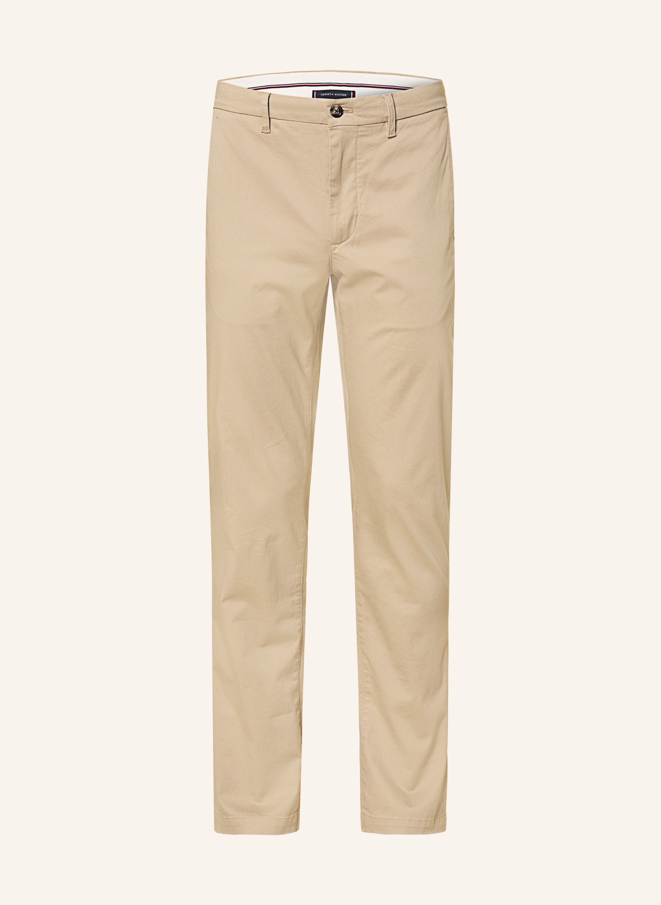 TOMMY HILFIGER Chino DENTON Straight Fit: HELLBRAUN
