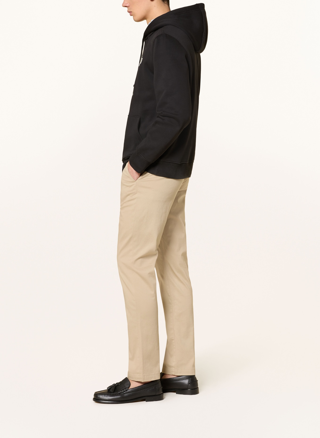 TOMMY HILFIGER Chino DENTON Straight Fit: HELLBRAUN