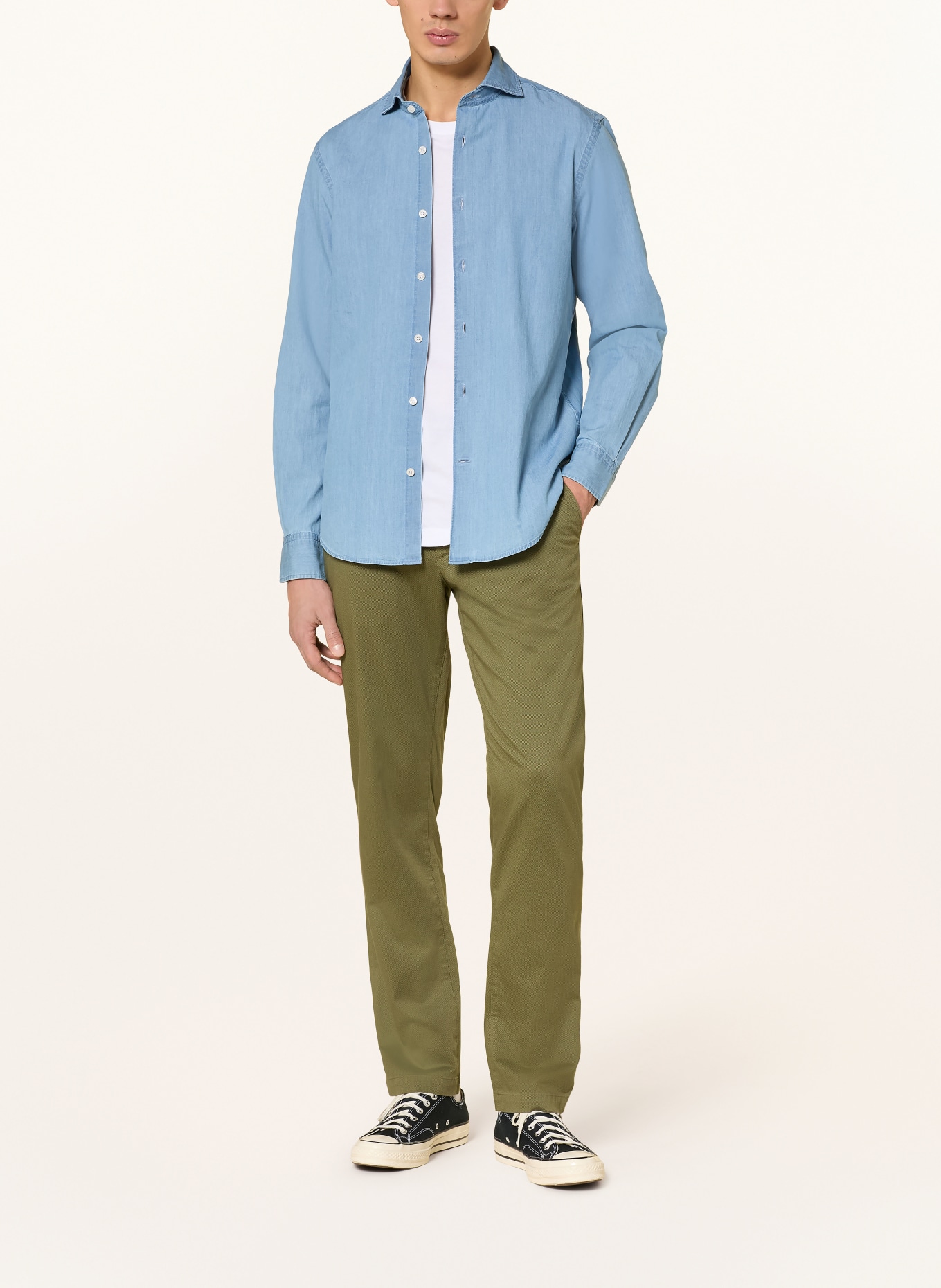 TOMMY HILFIGER Chino DENTON Straight Fit: KHAKI