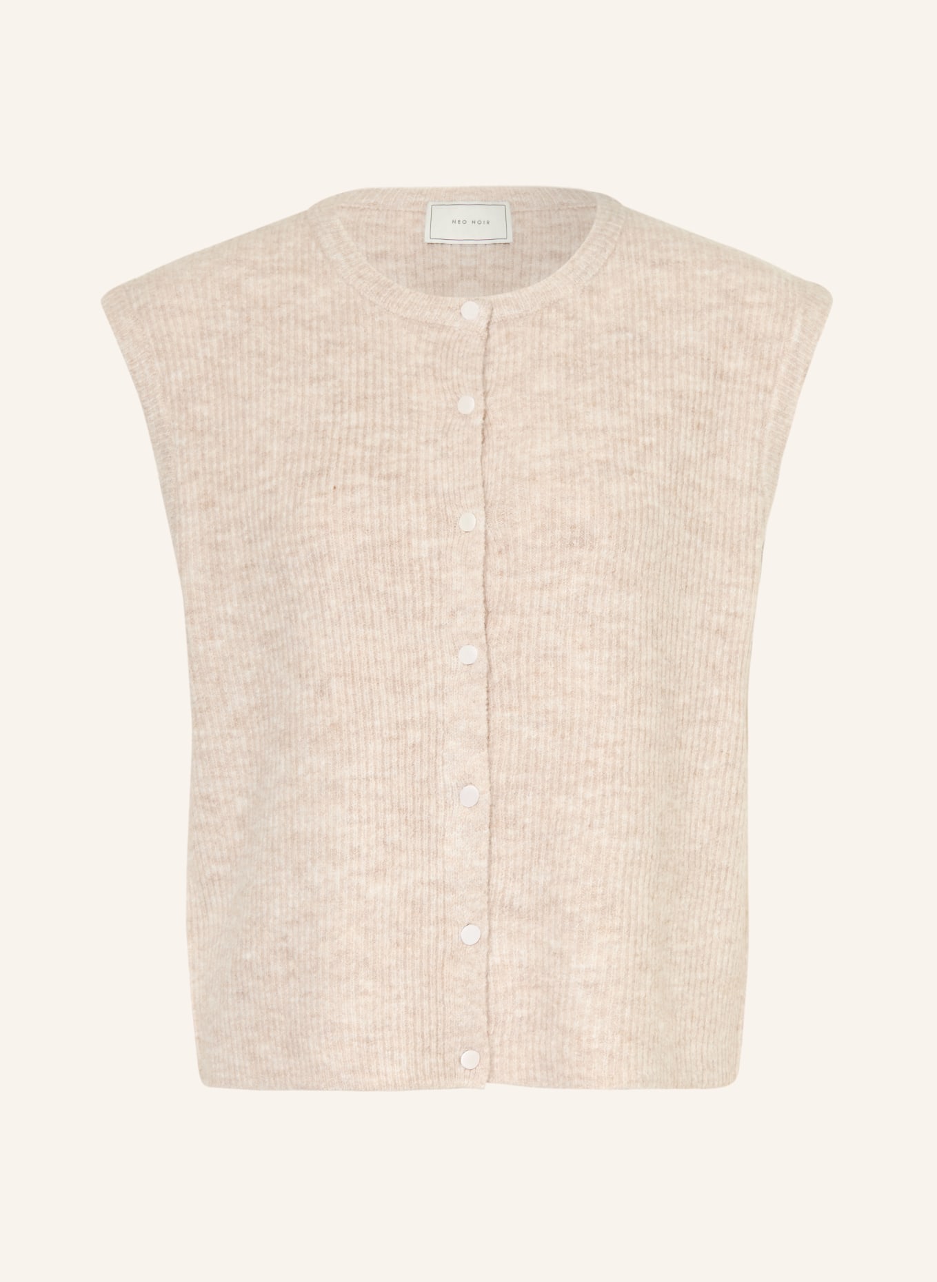 NEO NOIR Strickweste EVEREST: BEIGE