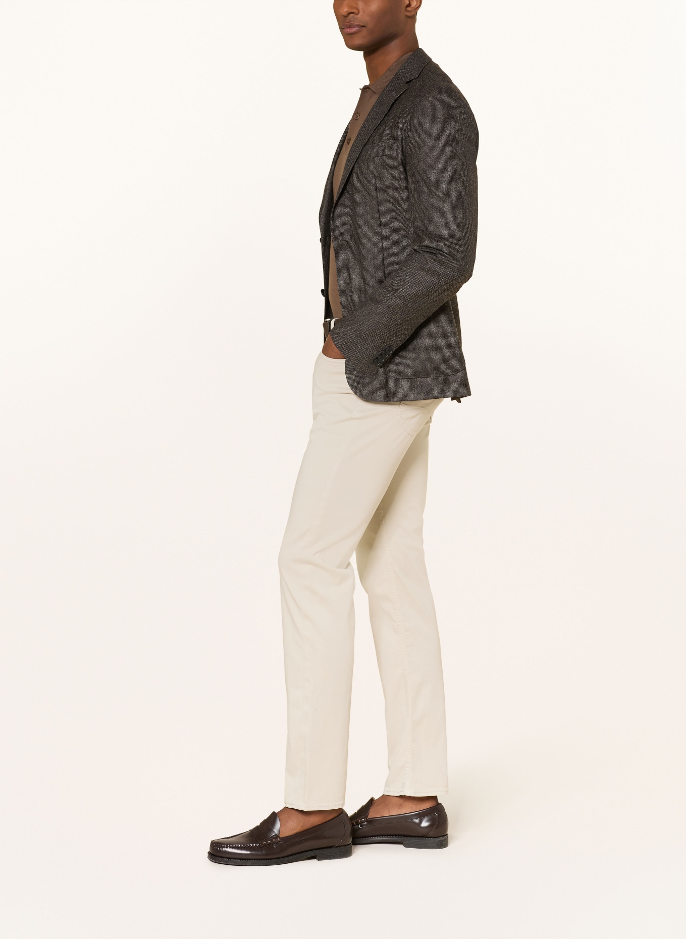 BALDESSARINI Hose Regular Fit: HELLGRAU