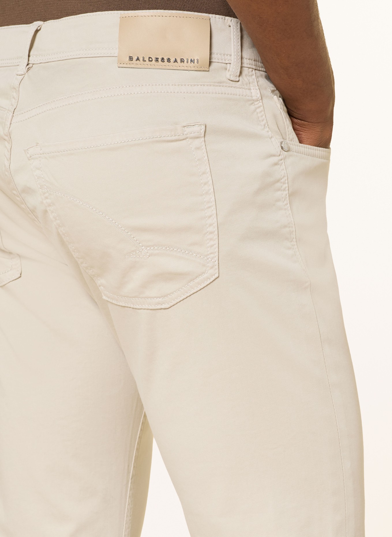 BALDESSARINI Hose Regular Fit: HELLGRAU