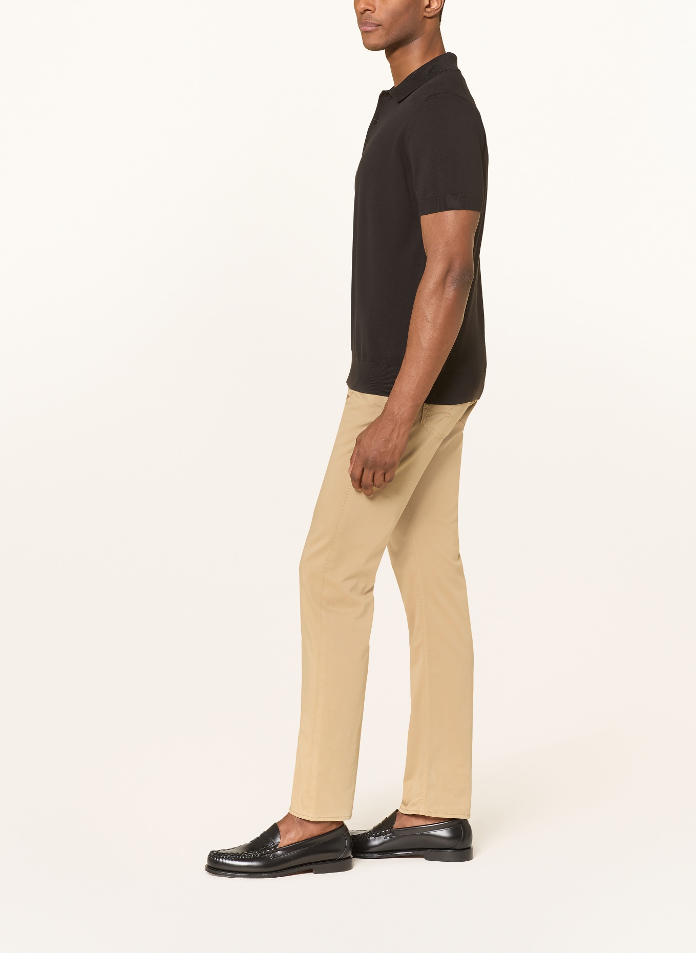 BALDESSARINI Hose Regular Fit: HELLBRAUN