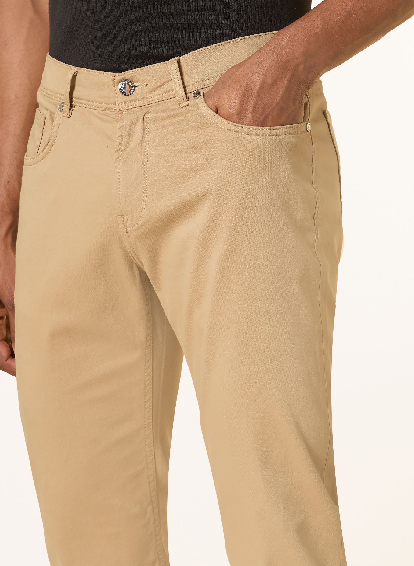 BALDESSARINI Hose Regular Fit: HELLBRAUN