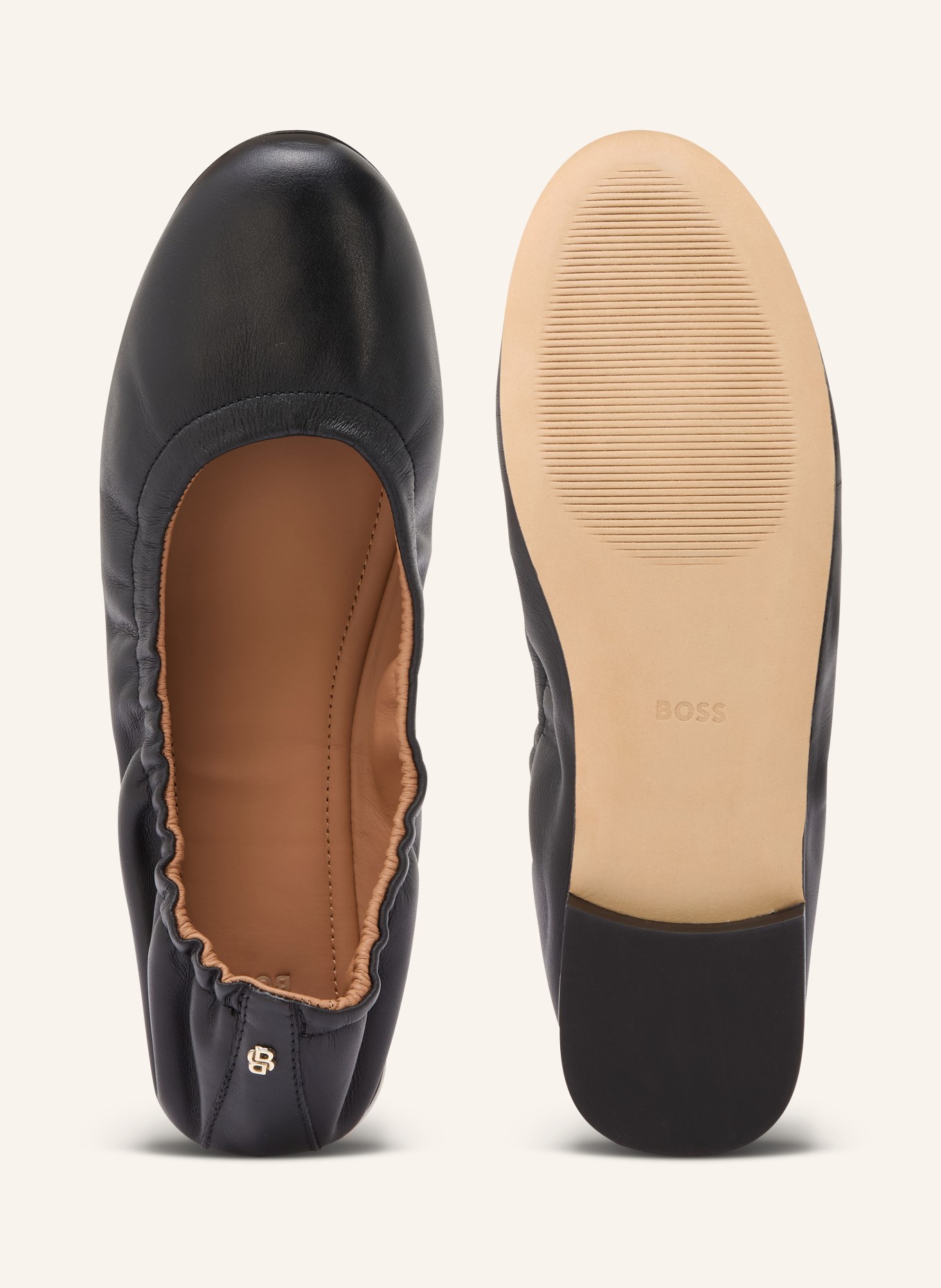 BOSS Baleriny ROSALINE: CZARNY