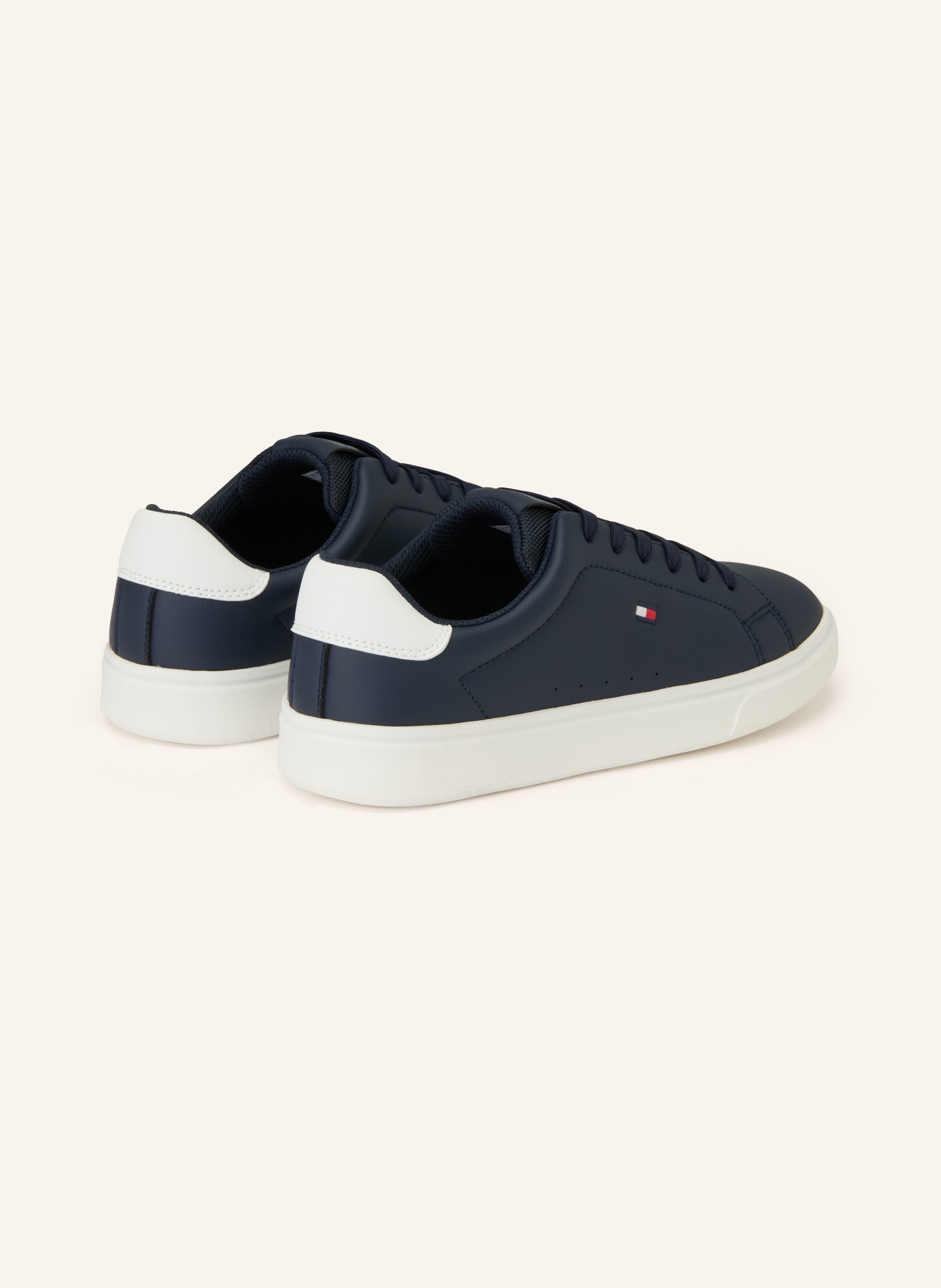 TOMMY HILFIGER Sneaker: DUNKELBLAU / ROT / WEISS