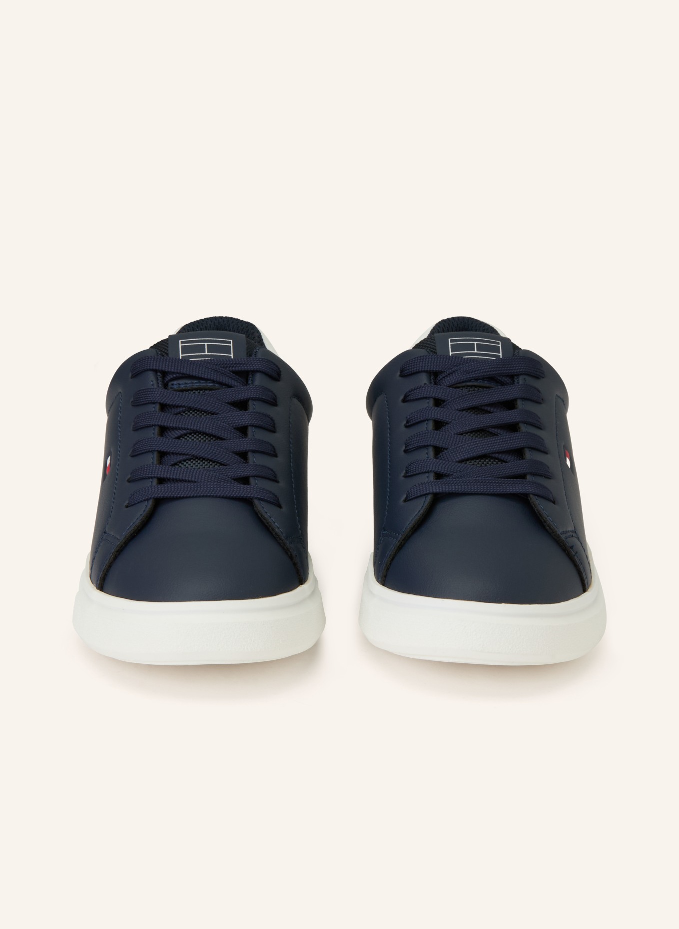 TOMMY HILFIGER Sneaker: DUNKELBLAU / ROT / WEISS