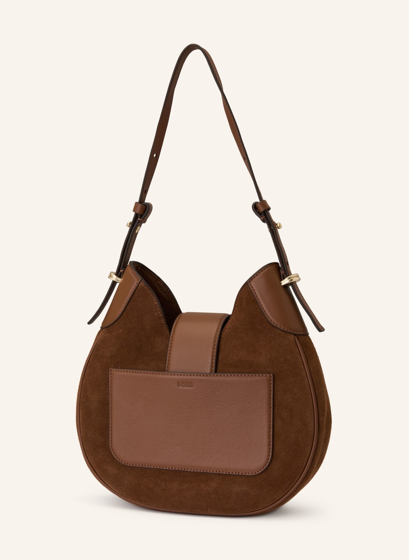 BOSS BOSS BEYOND drawstring bag: BROWN