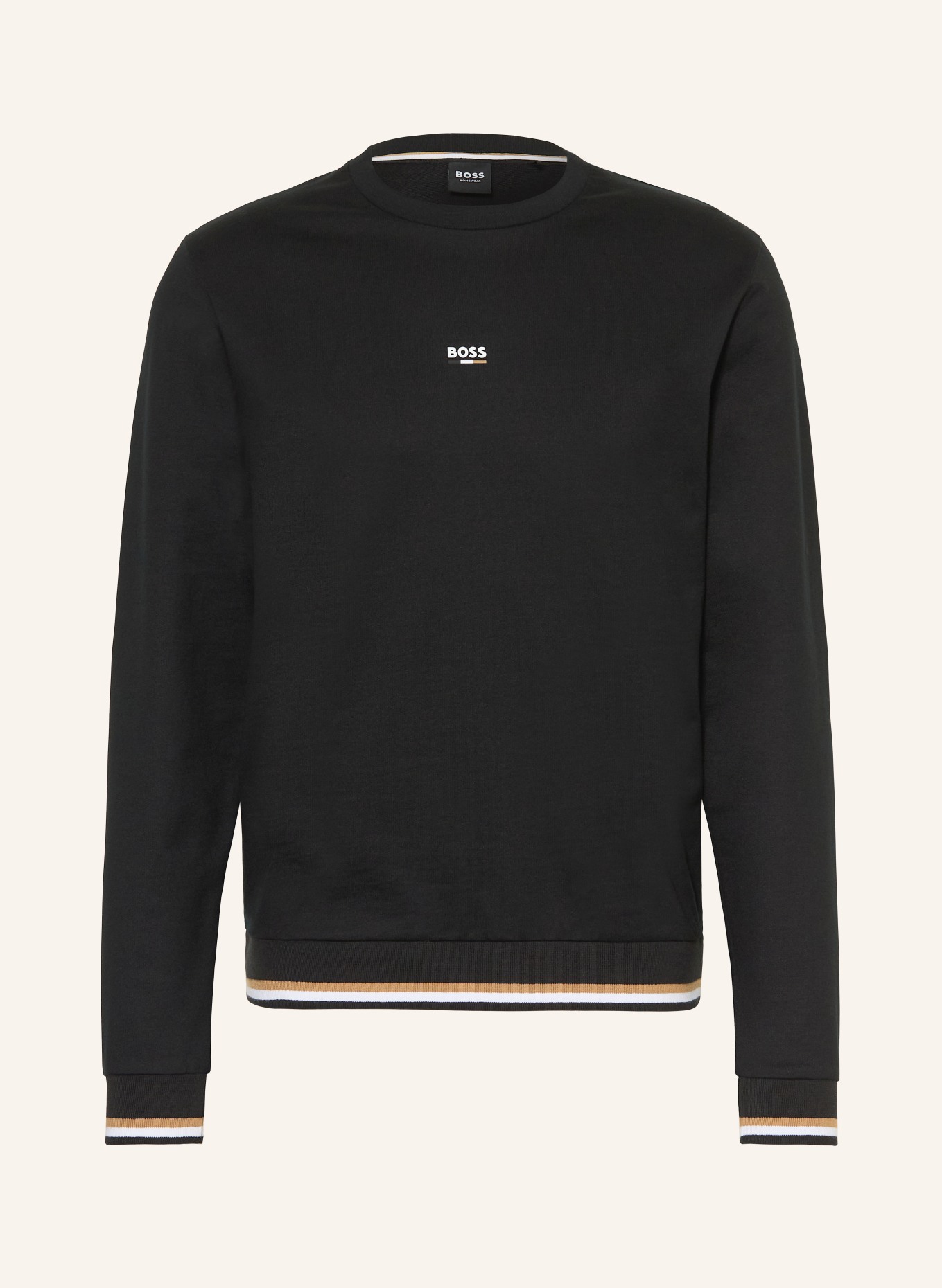BOSS Lounge-Sweatshirt ICONIC: SCHWARZ