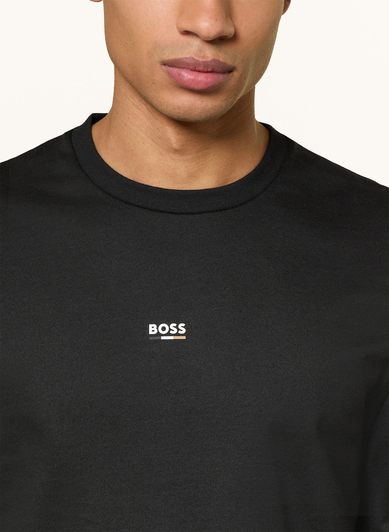 BOSS Lounge-Sweatshirt ICONIC: SCHWARZ