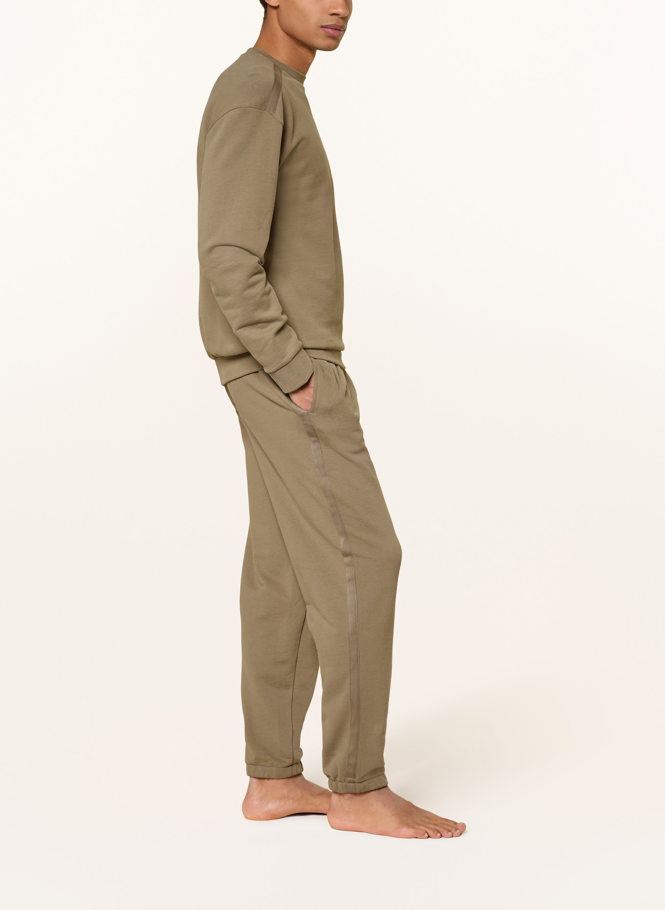 BOSS Lounge-Hose CHEVRON: KHAKI