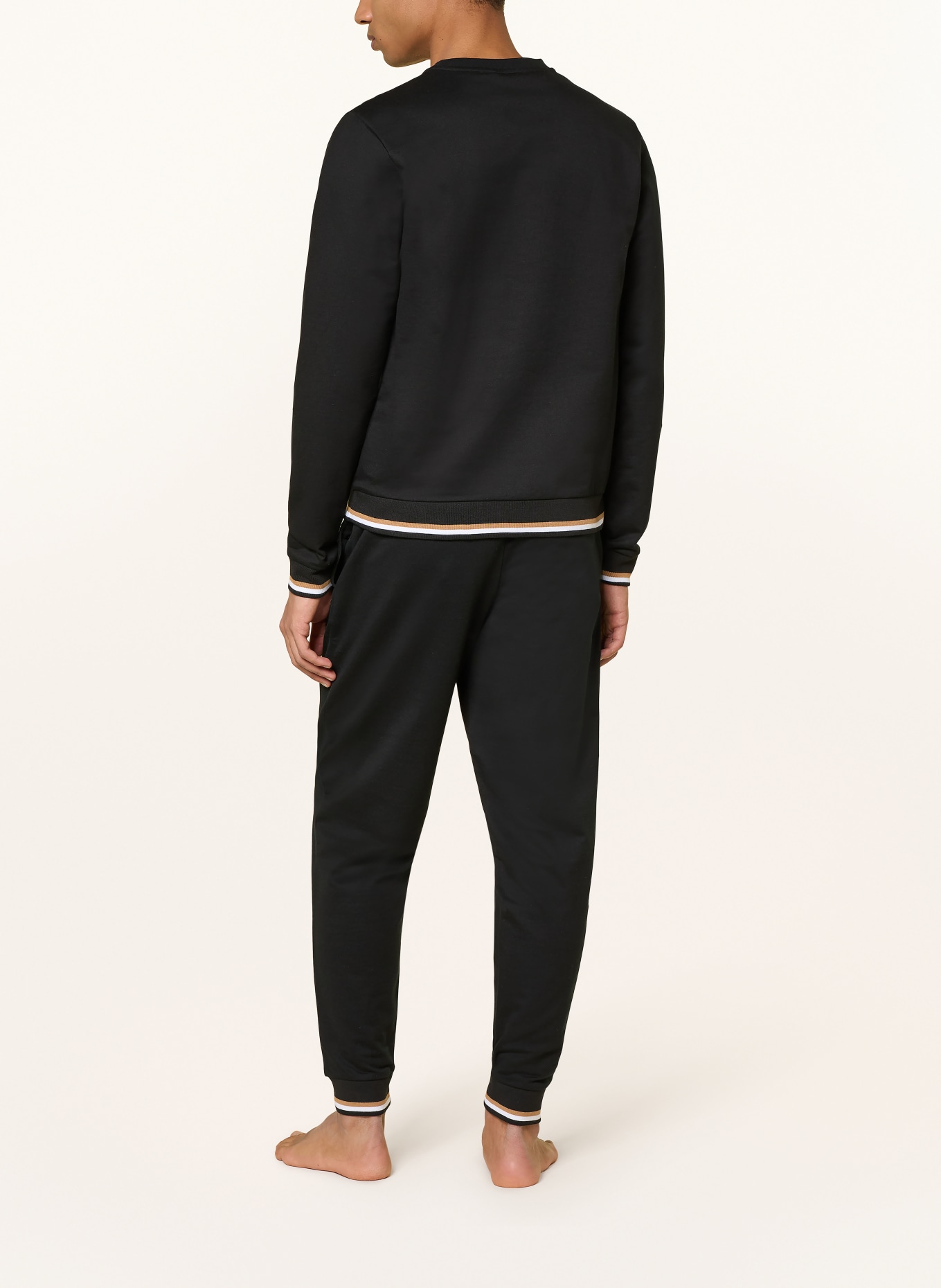 BOSS Lounge-Hose ICONIC: SCHWARZ