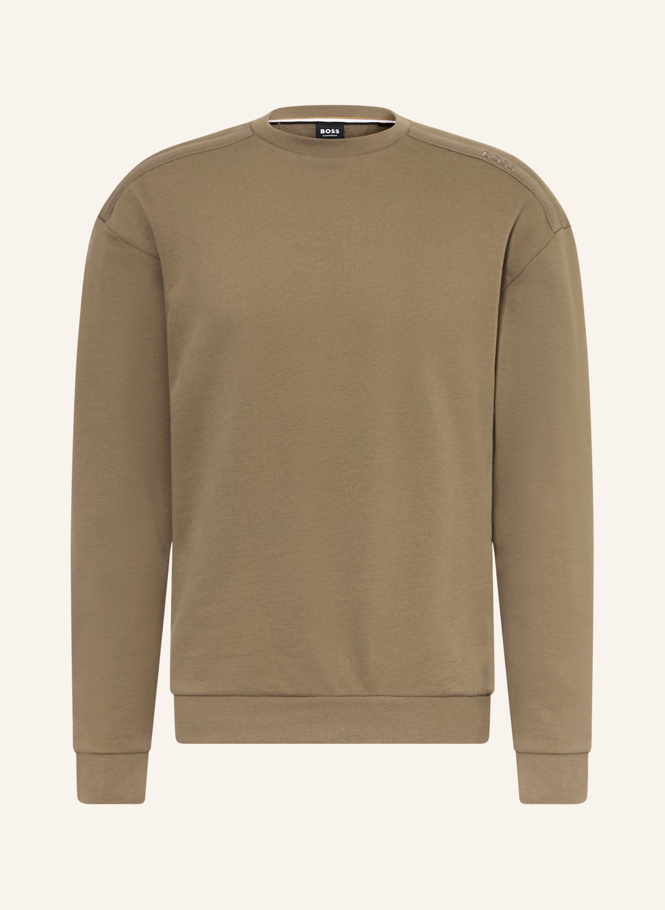 BOSS Lounge-Sweatshirt CHEVRON: KHAKI