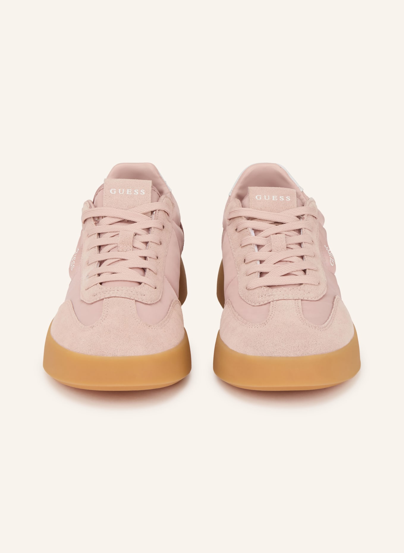 GUESS Tenisky PARLET: RŮŽOVÁ / BÍLÁ