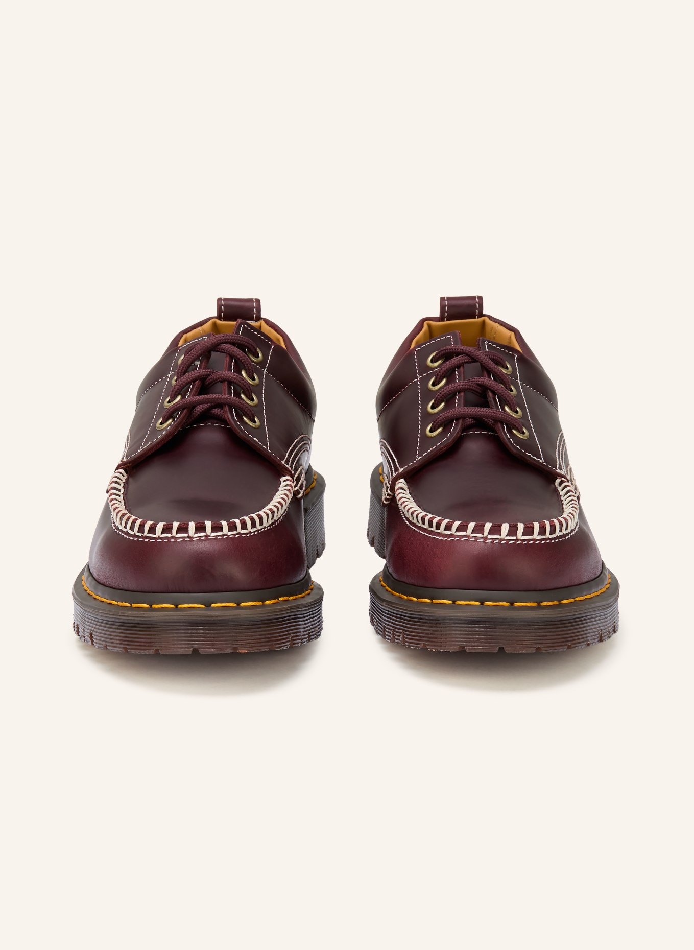 Dr. Martens LOWELL lace-up shoes: DARK RED