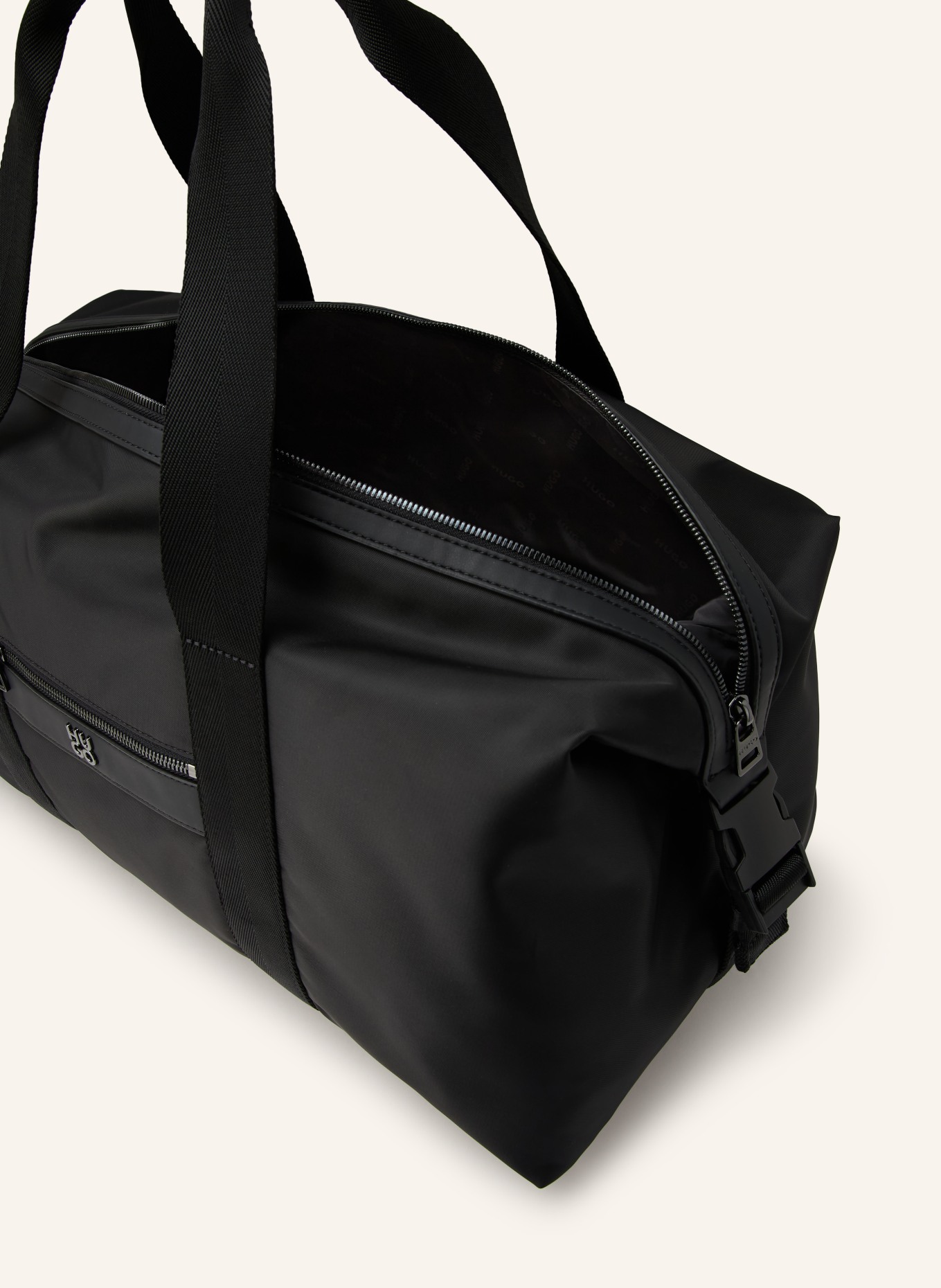 HUGO Cestovní taška QUANTIC: ČERNÁ