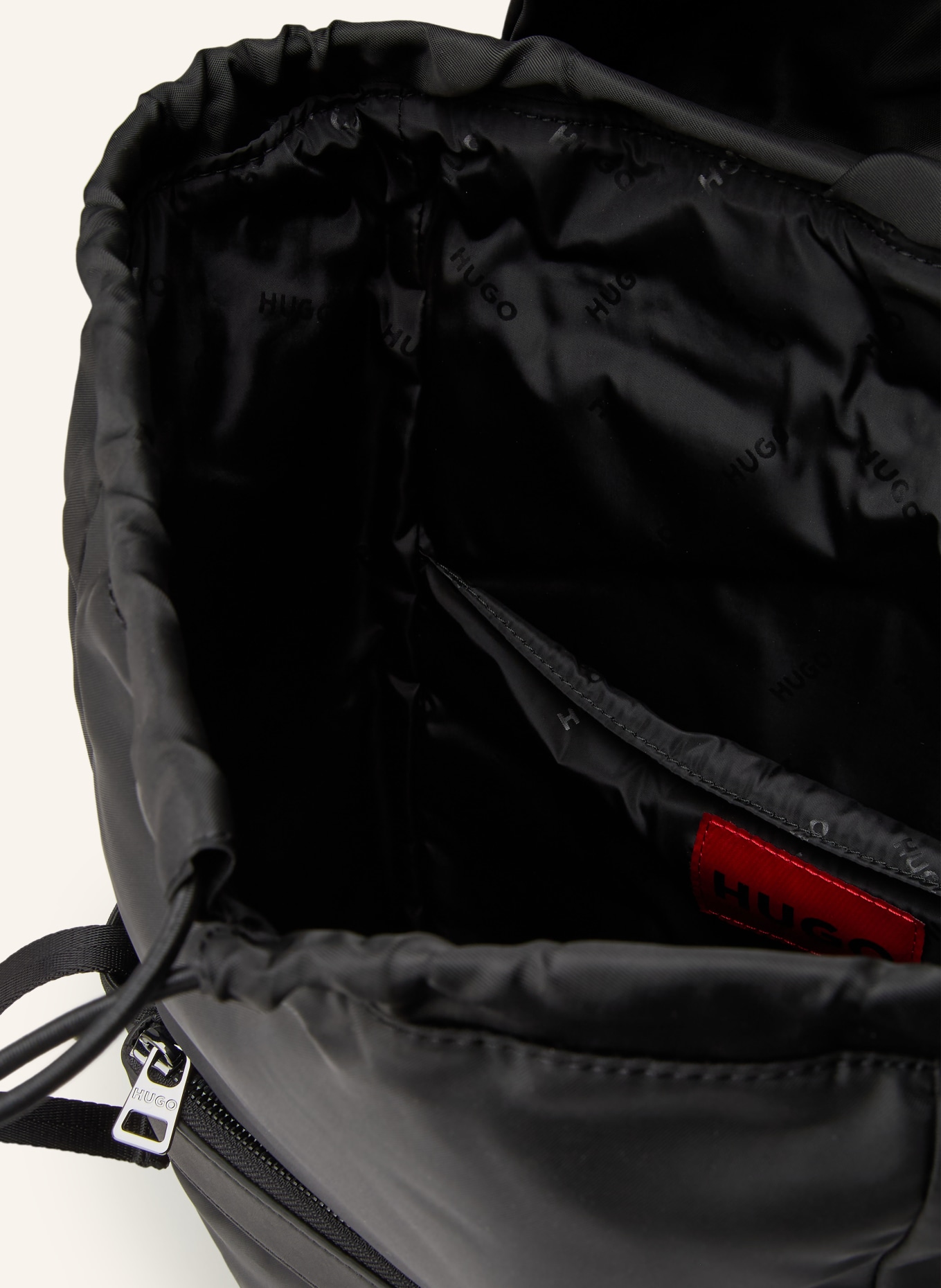 HUGO QUANTIC backpack: BLACK