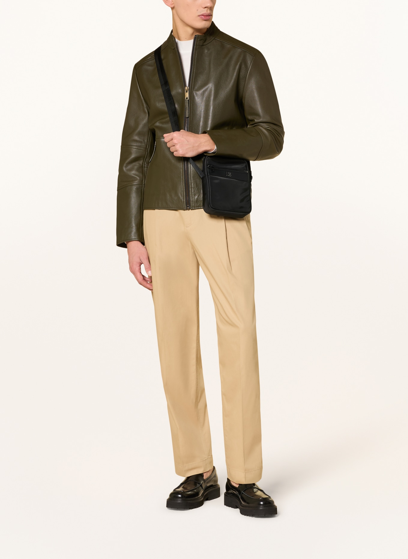 HUGO Schoudertas QUANTIC: ZWART